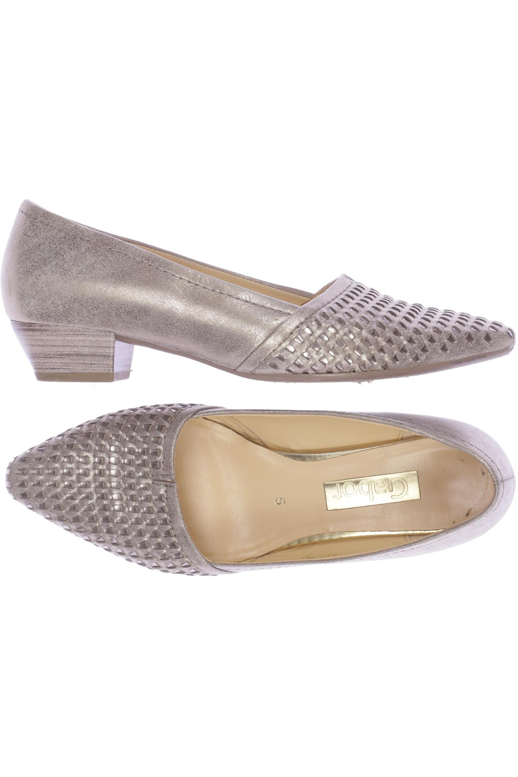 

Gabor Damen Halbschuh, beige, Gr. 5