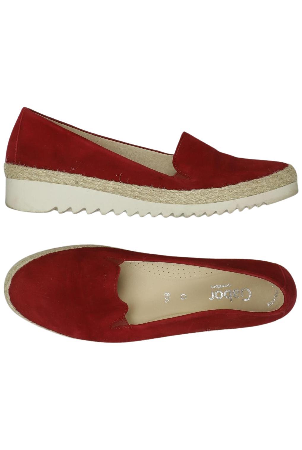 

Gabor Damen Halbschuh, rot, Gr. 6.5