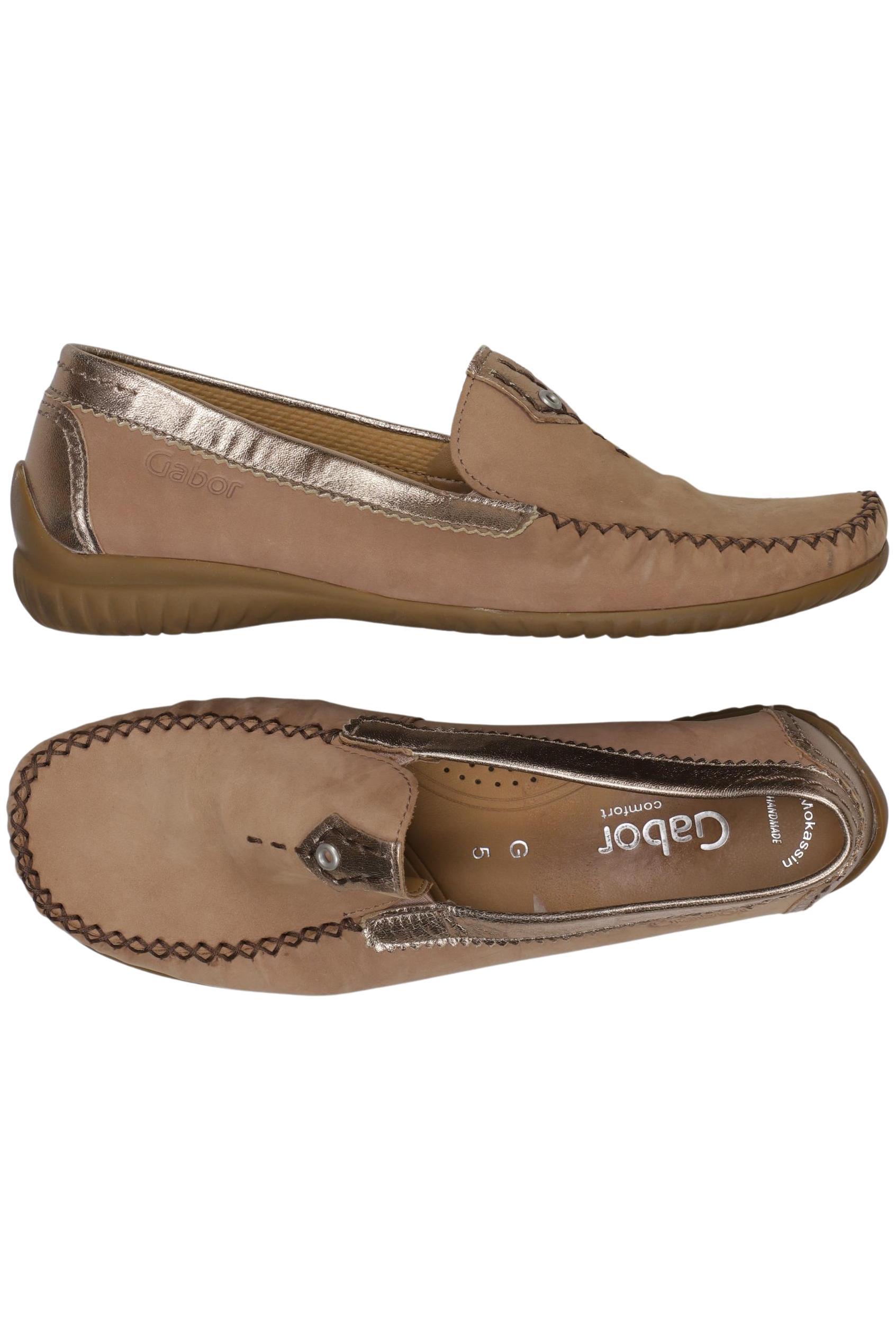 

Gabor Damen Halbschuh, beige, Gr. 5