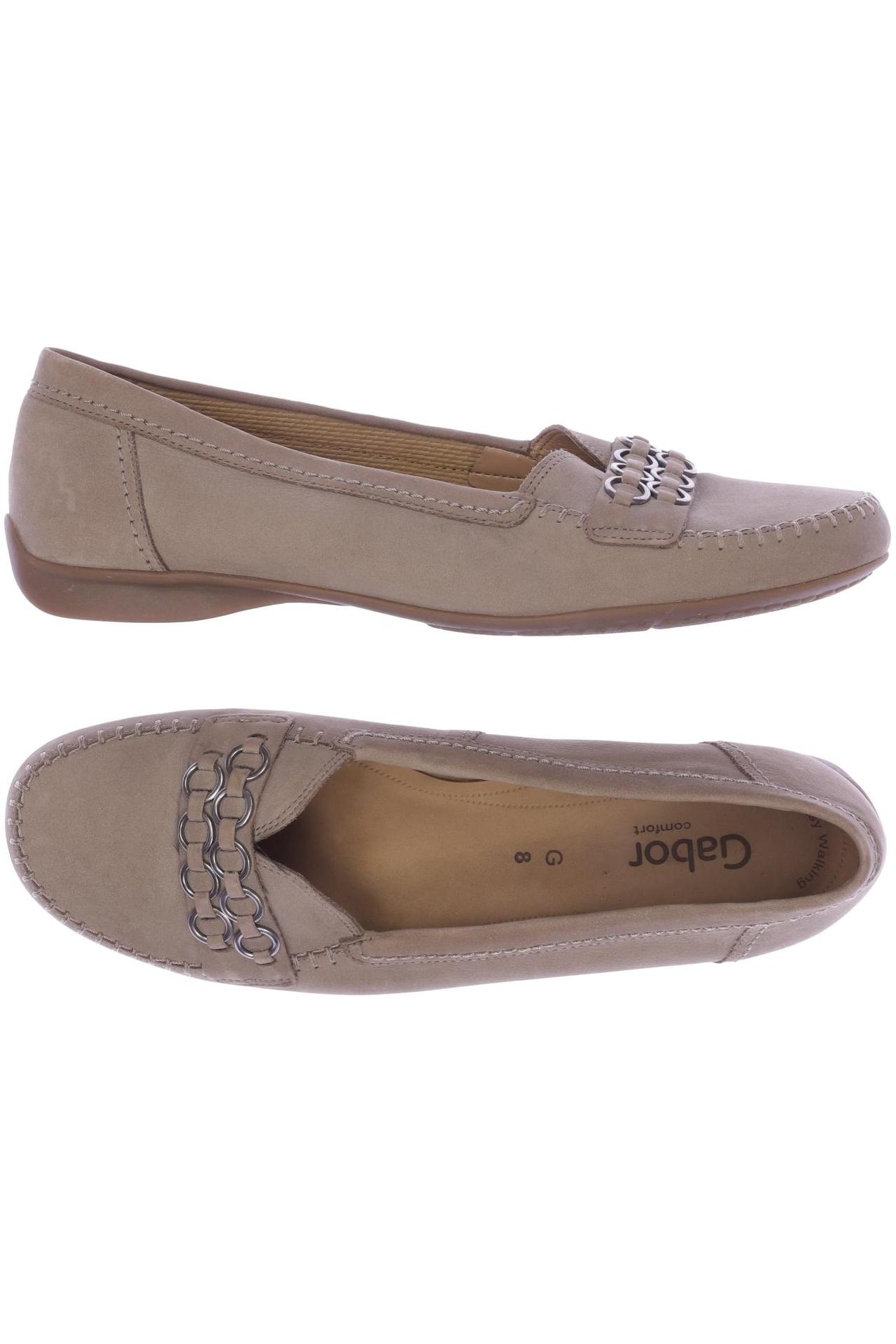 

Gabor Damen Halbschuh, beige, Gr. 8