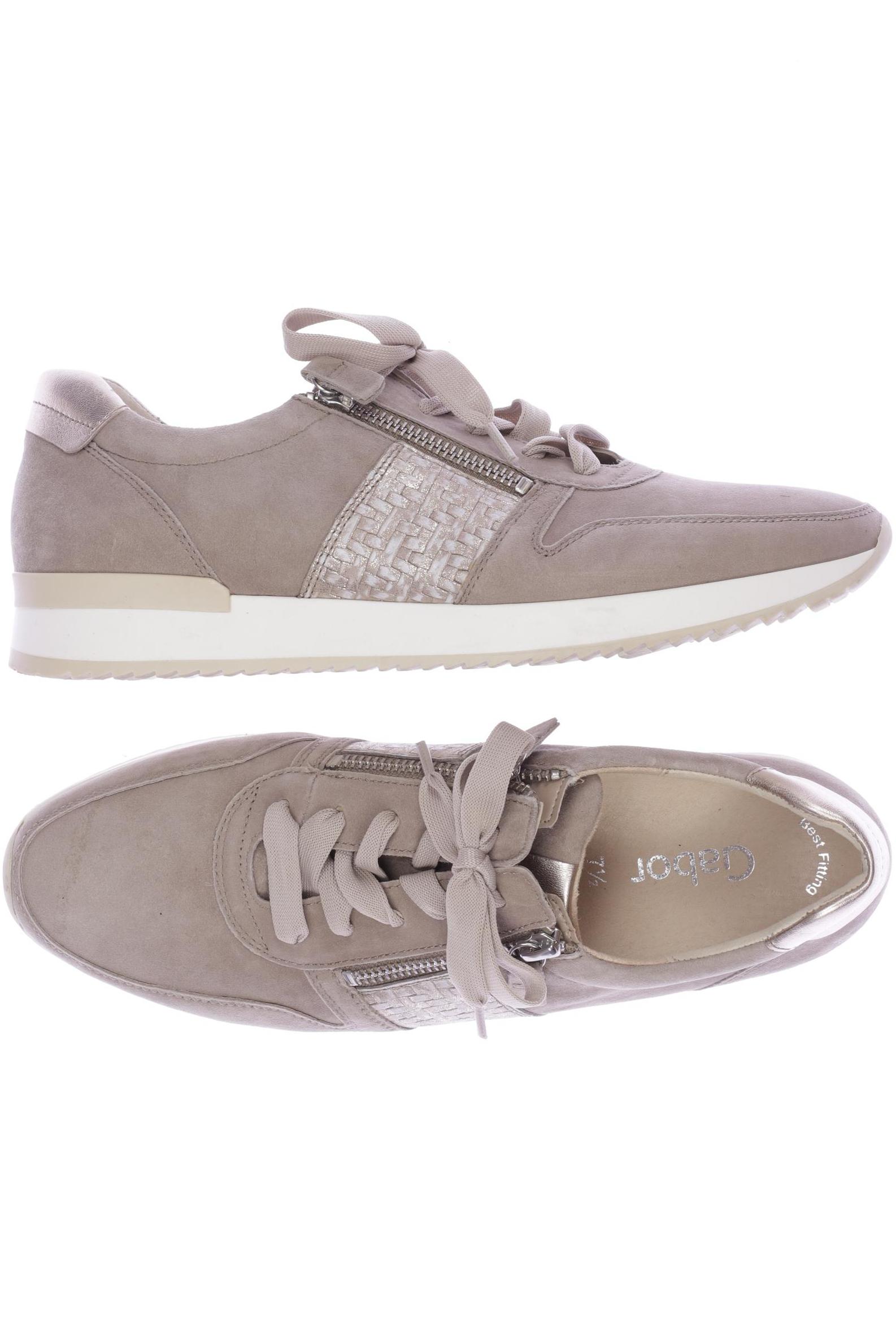 

Gabor Damen Halbschuh, beige, Gr. 7.5