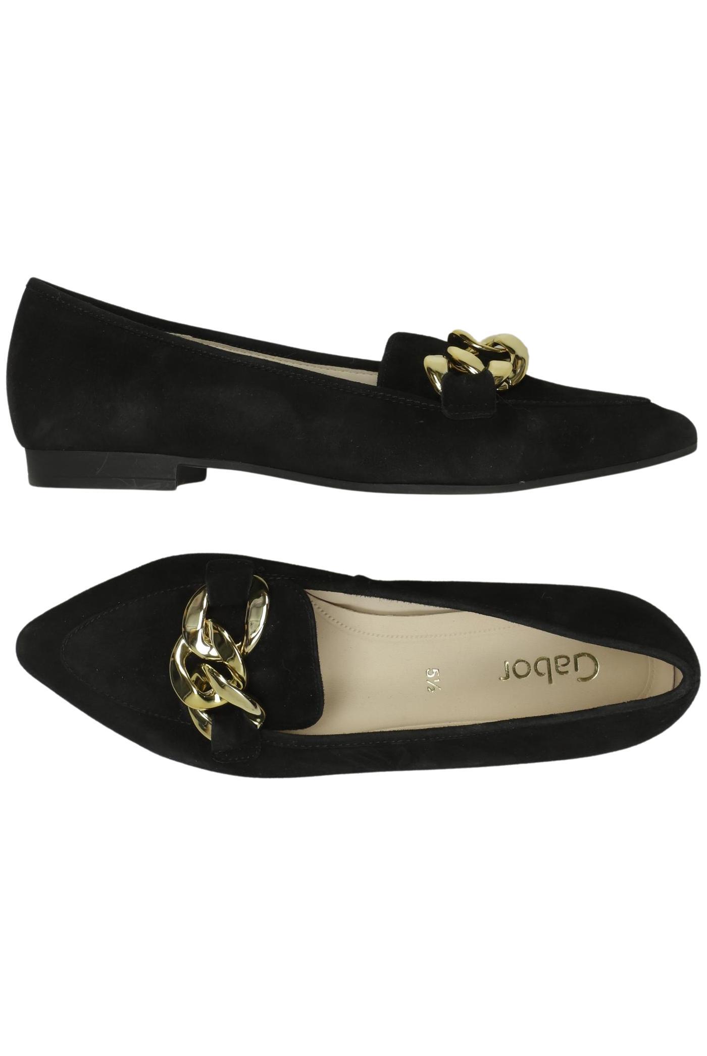 

Gabor Damen Halbschuh, schwarz, Gr. 5.5