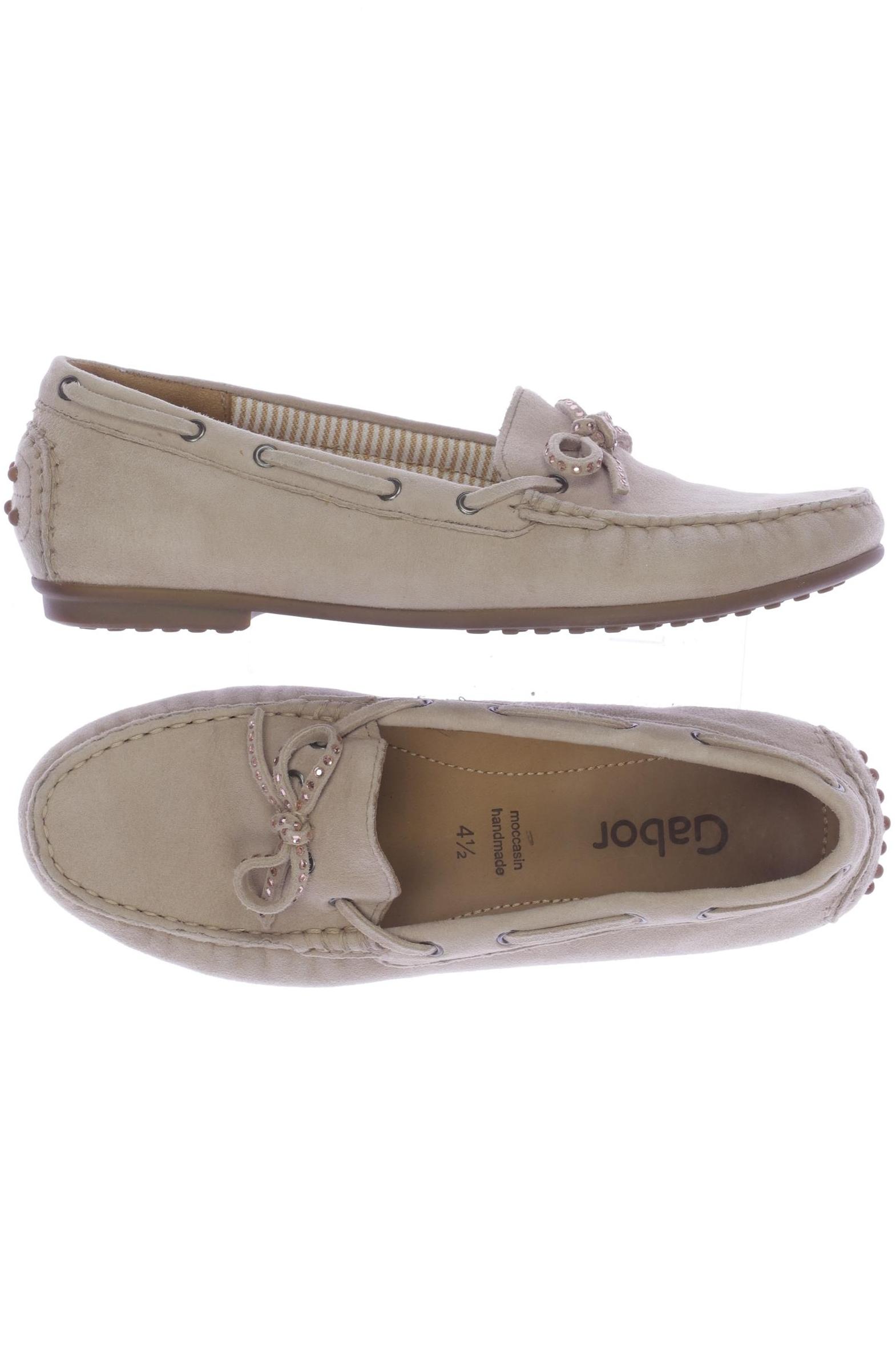 

Gabor Damen Halbschuh, beige, Gr. 4.5