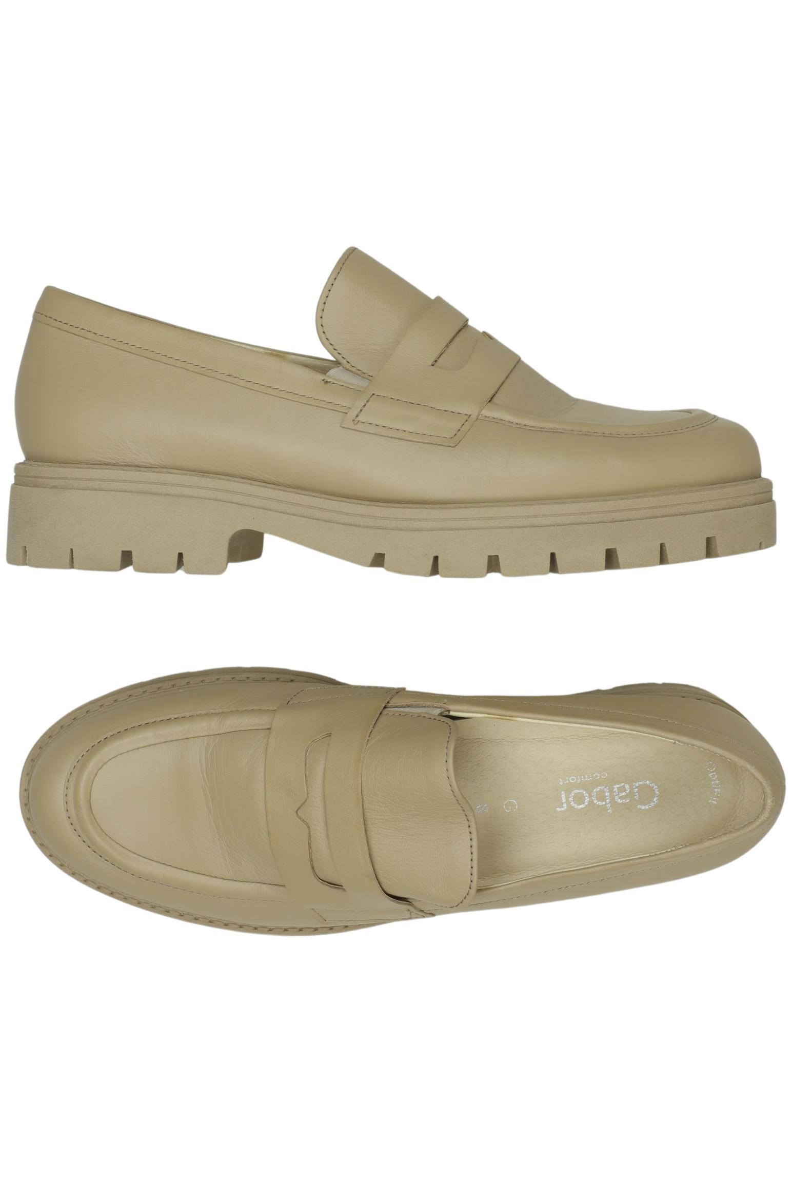 

Gabor Damen Halbschuh, beige, Gr. 8