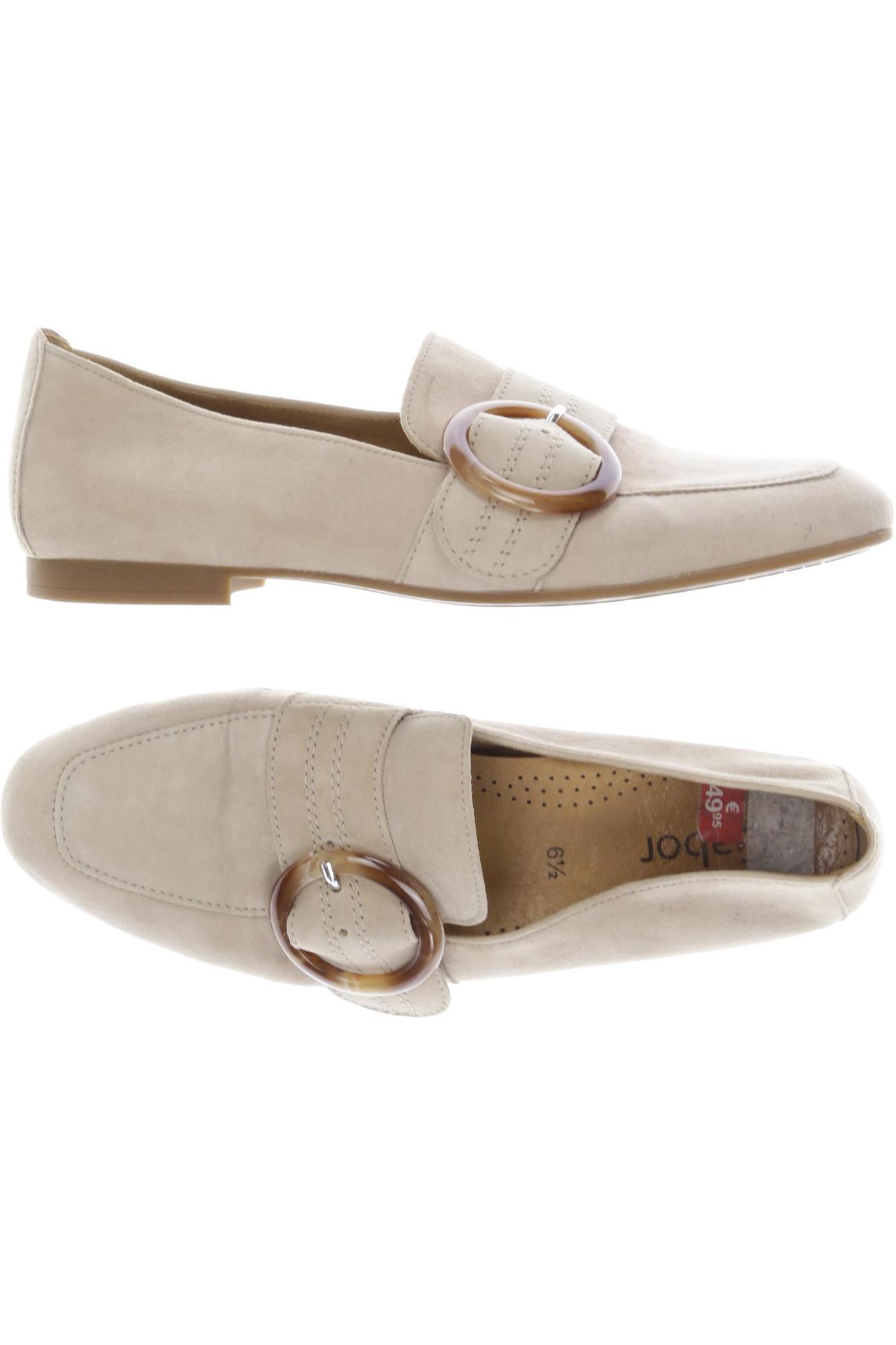 

Gabor Damen Halbschuh, beige, Gr. 6.5