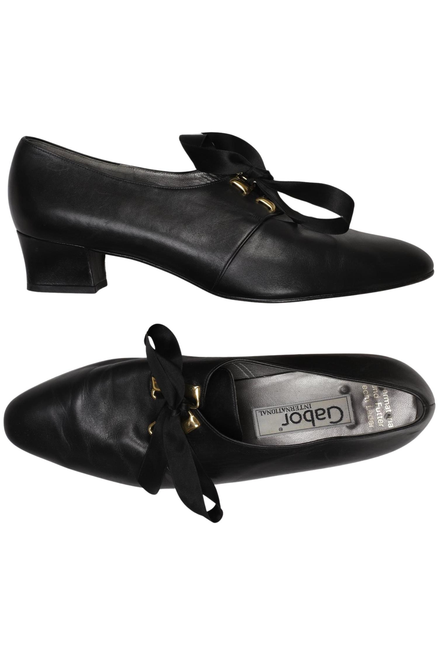 

Gabor Damen Halbschuh, schwarz, Gr. 7.5