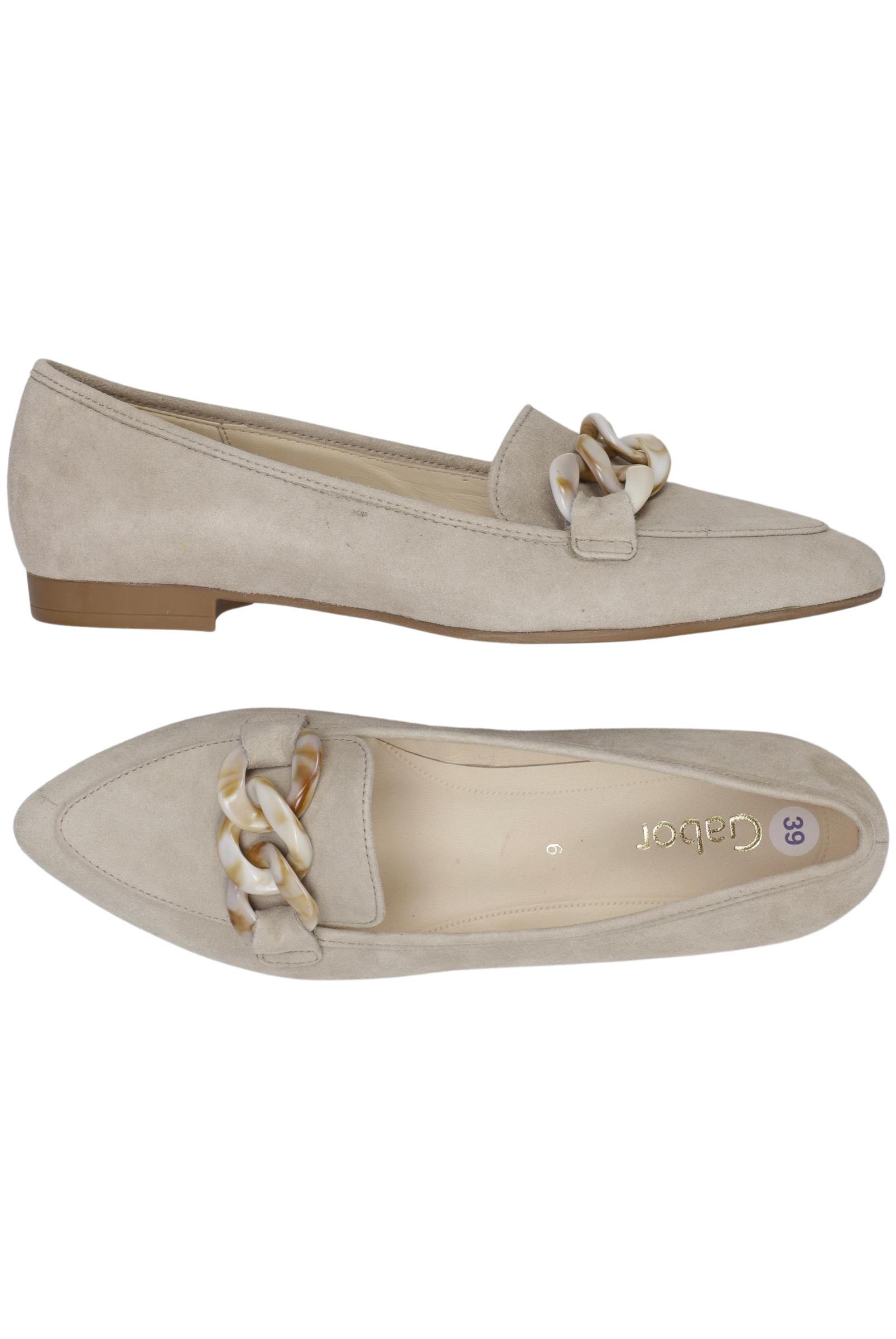 

Gabor Damen Halbschuh, beige, Gr. 6