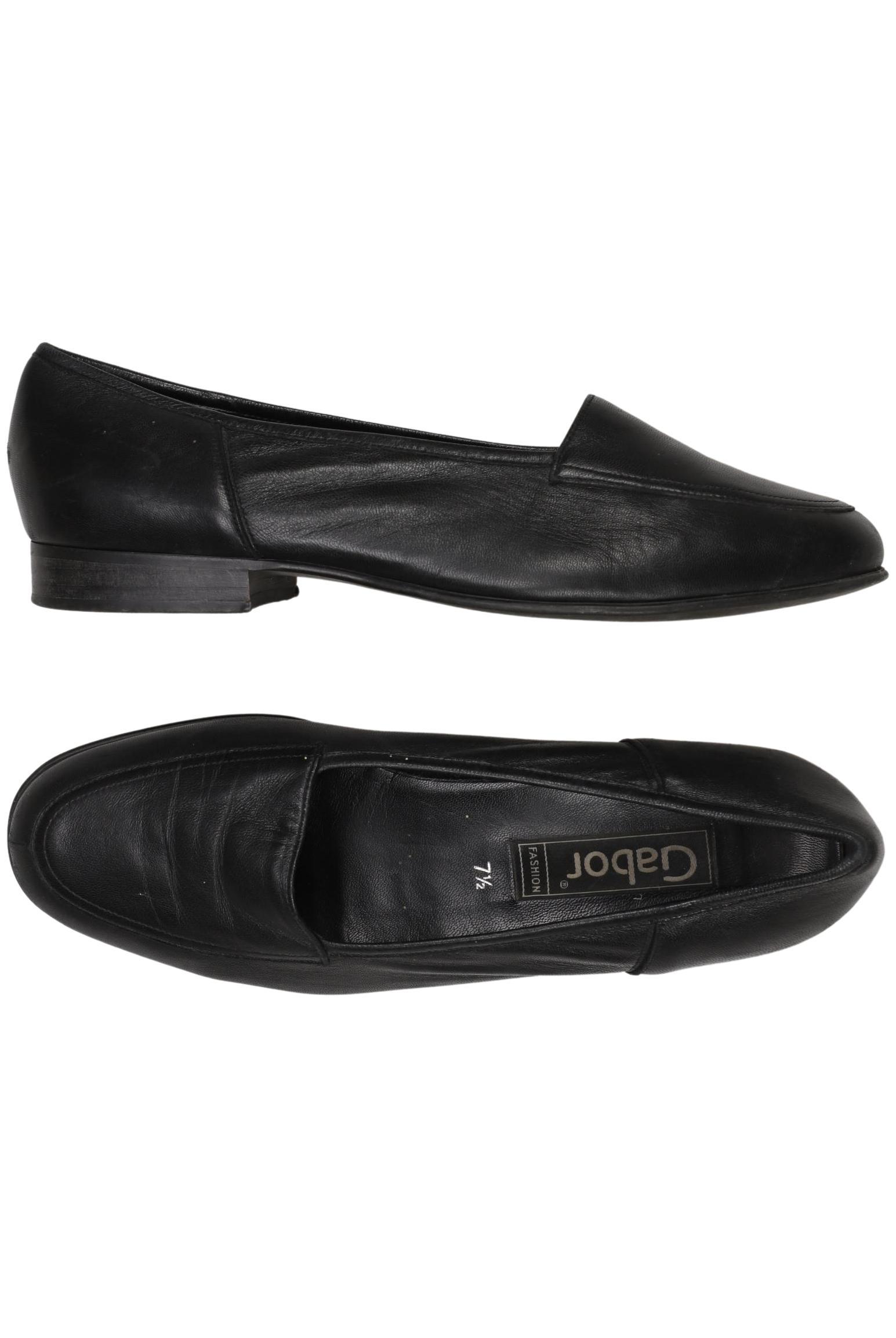 

Gabor Damen Halbschuh, schwarz, Gr. 7.5