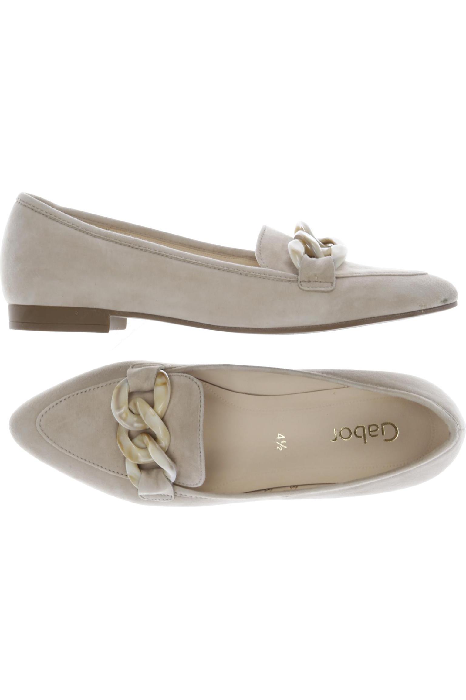 

Gabor Damen Halbschuh, beige, Gr. 4.5