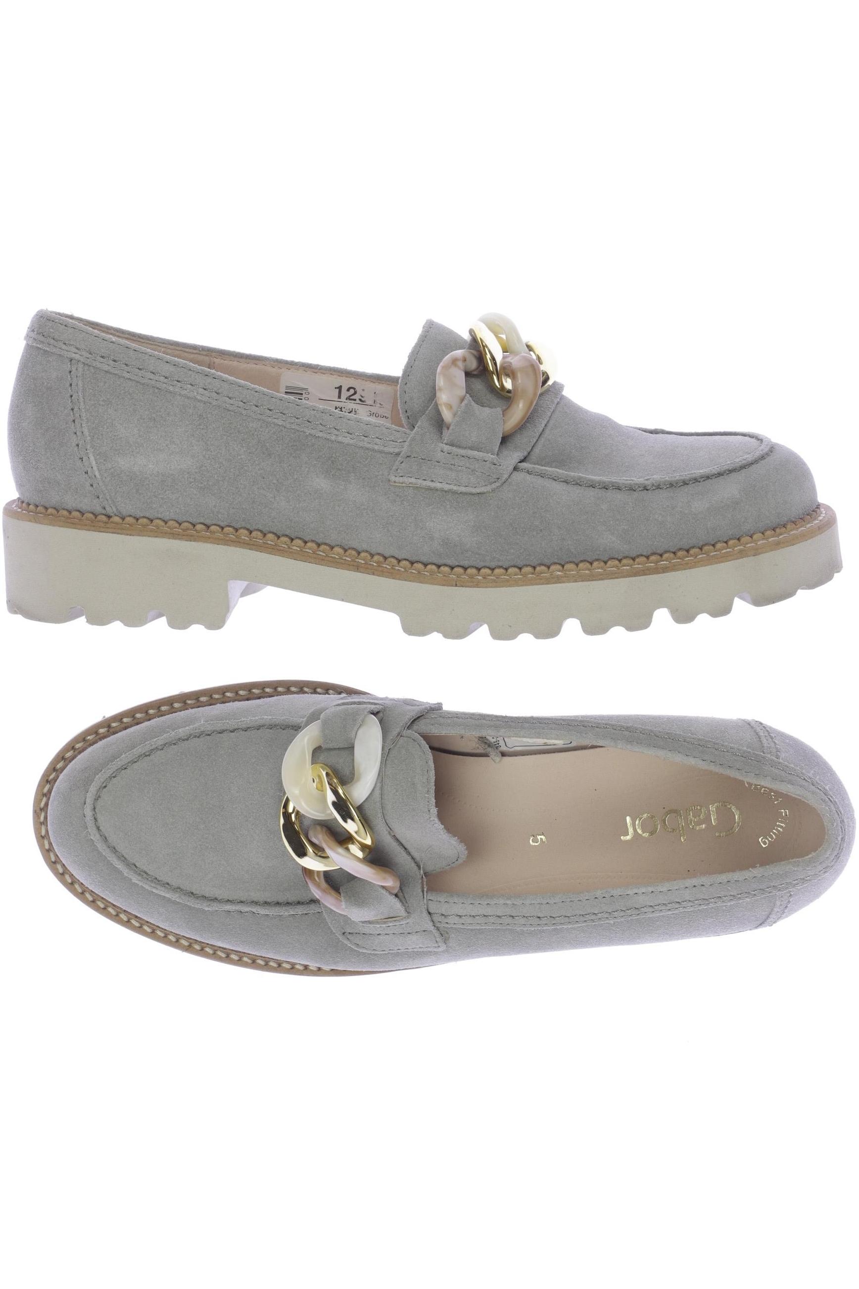 

Gabor Damen Halbschuh, grau, Gr. 5