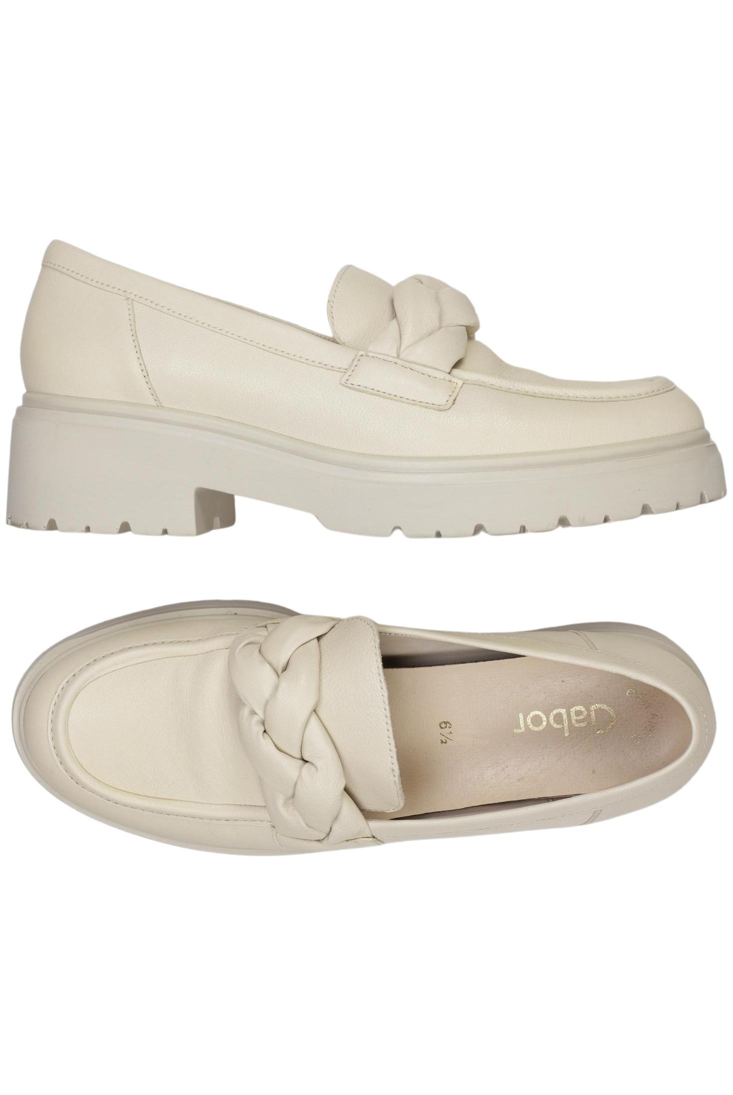 

Gabor Damen Halbschuh, cremeweiß, Gr. 6.5