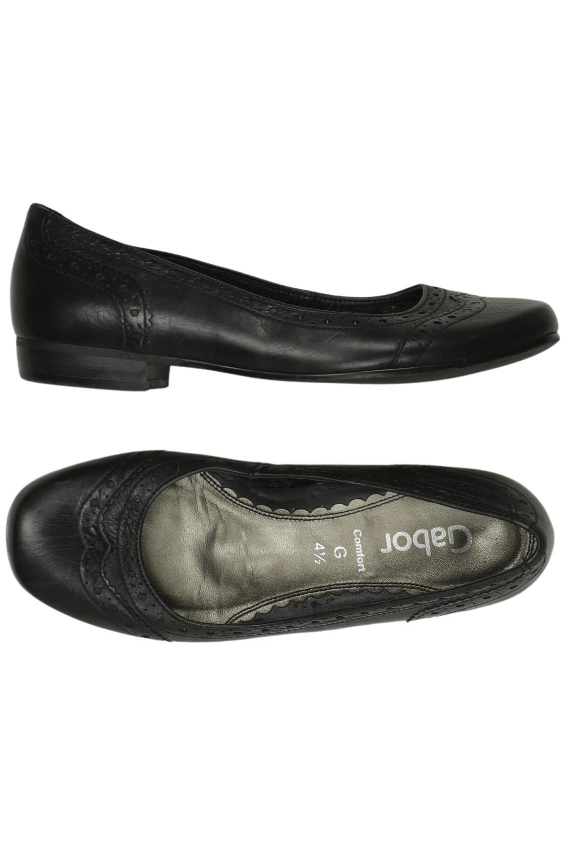 

Gabor Damen Halbschuh, schwarz, Gr. 4.5