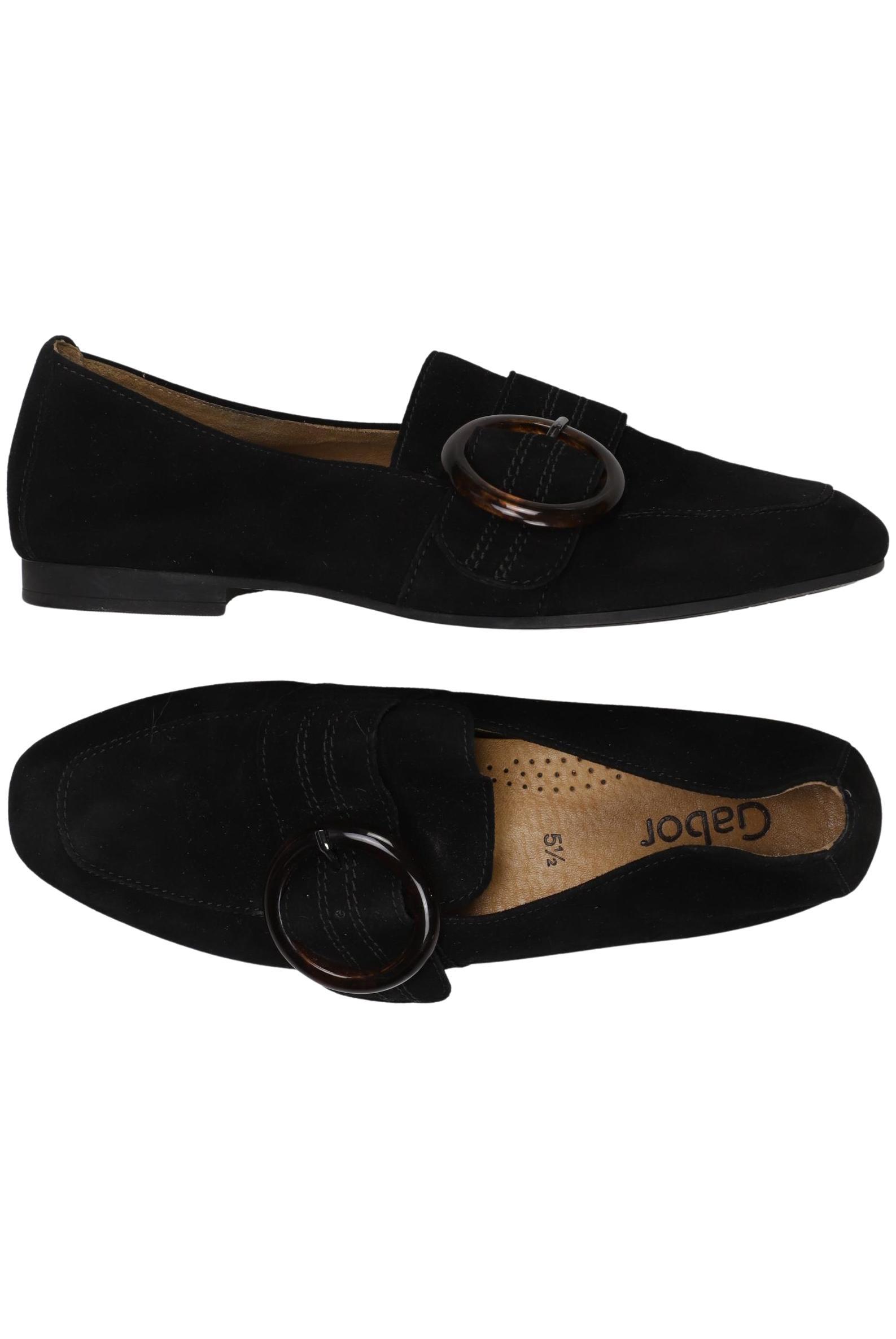 

Gabor Damen Halbschuh, schwarz, Gr. 5.5