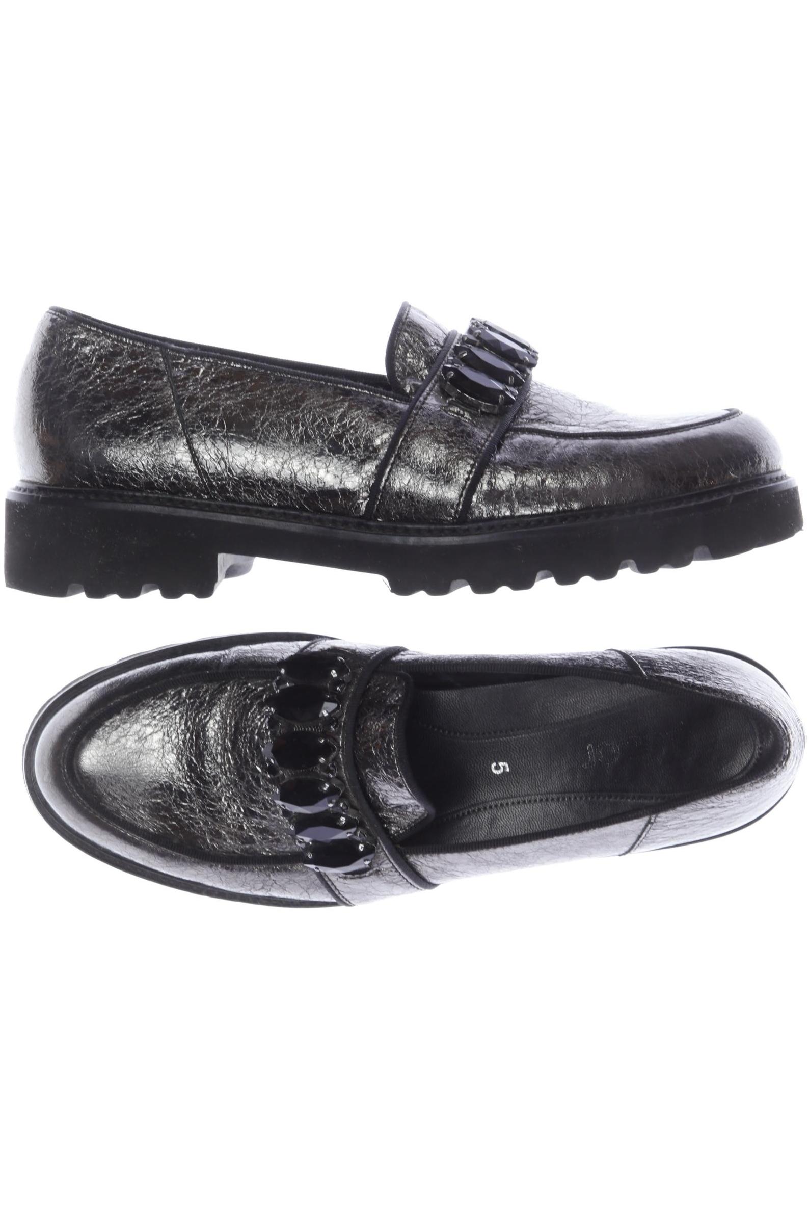 

Gabor Damen Halbschuh, silber, Gr. 5