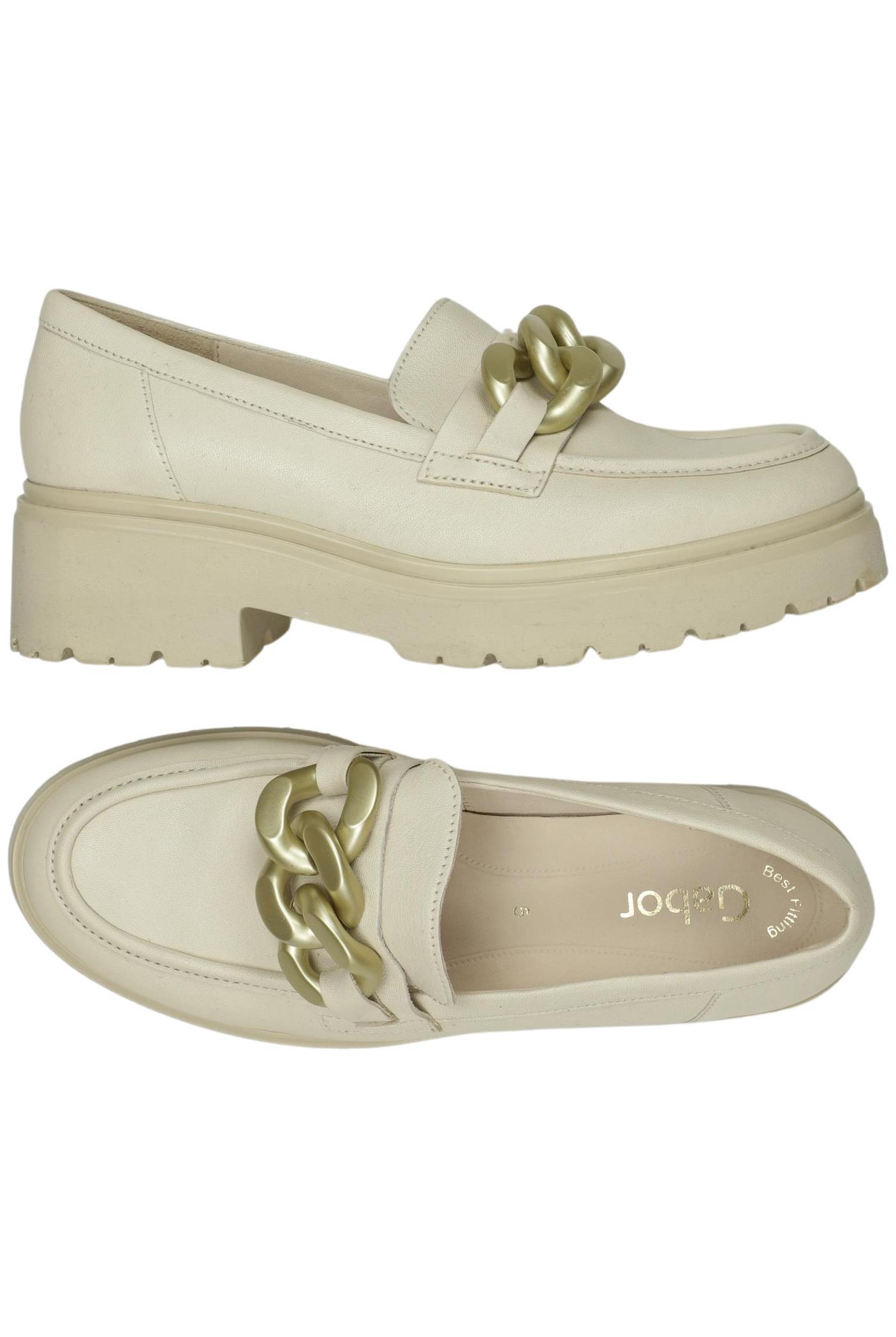 

Gabor Damen Halbschuh, cremeweiß, Gr. 5