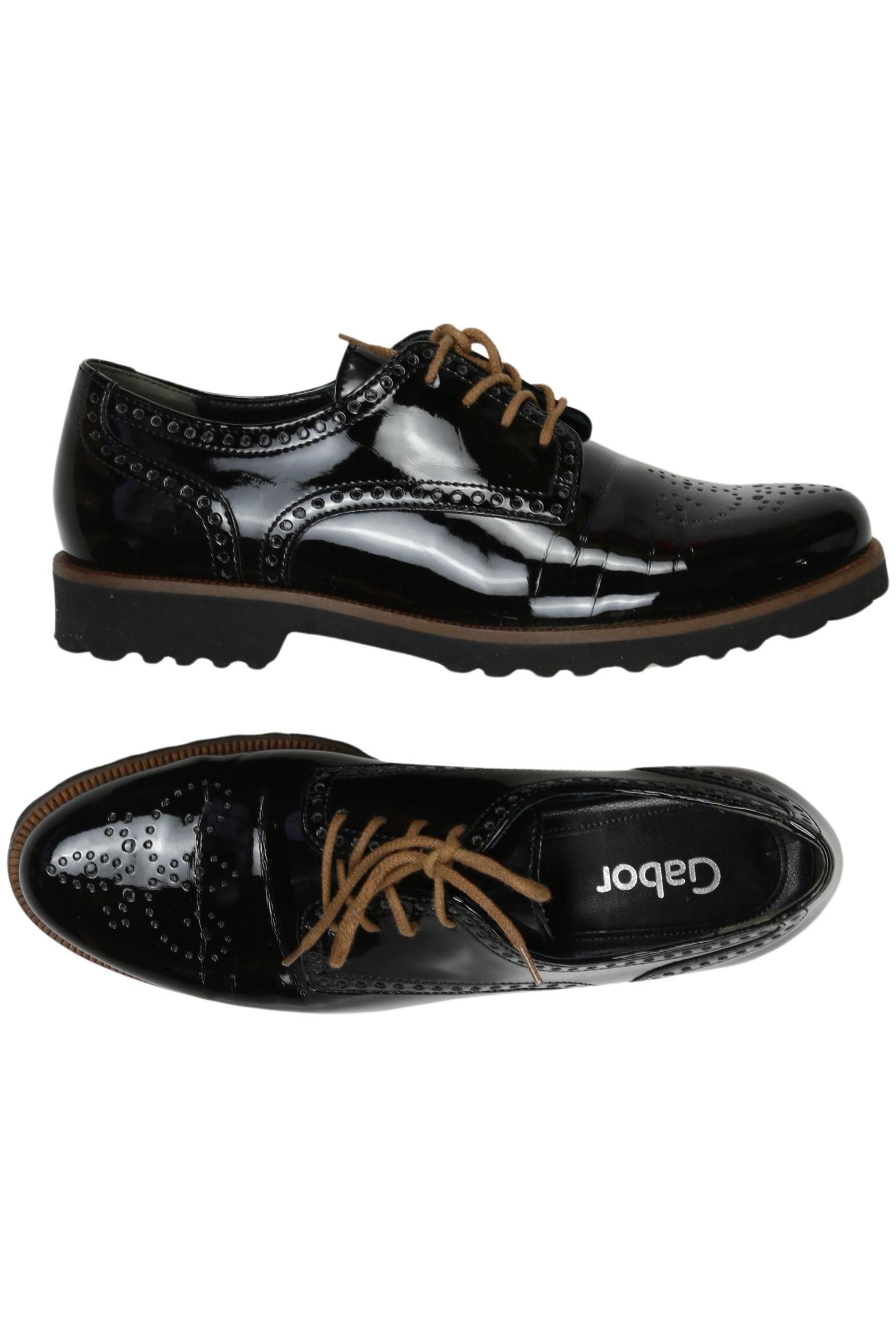 

Gabor Damen Halbschuh, schwarz, Gr. 4.5