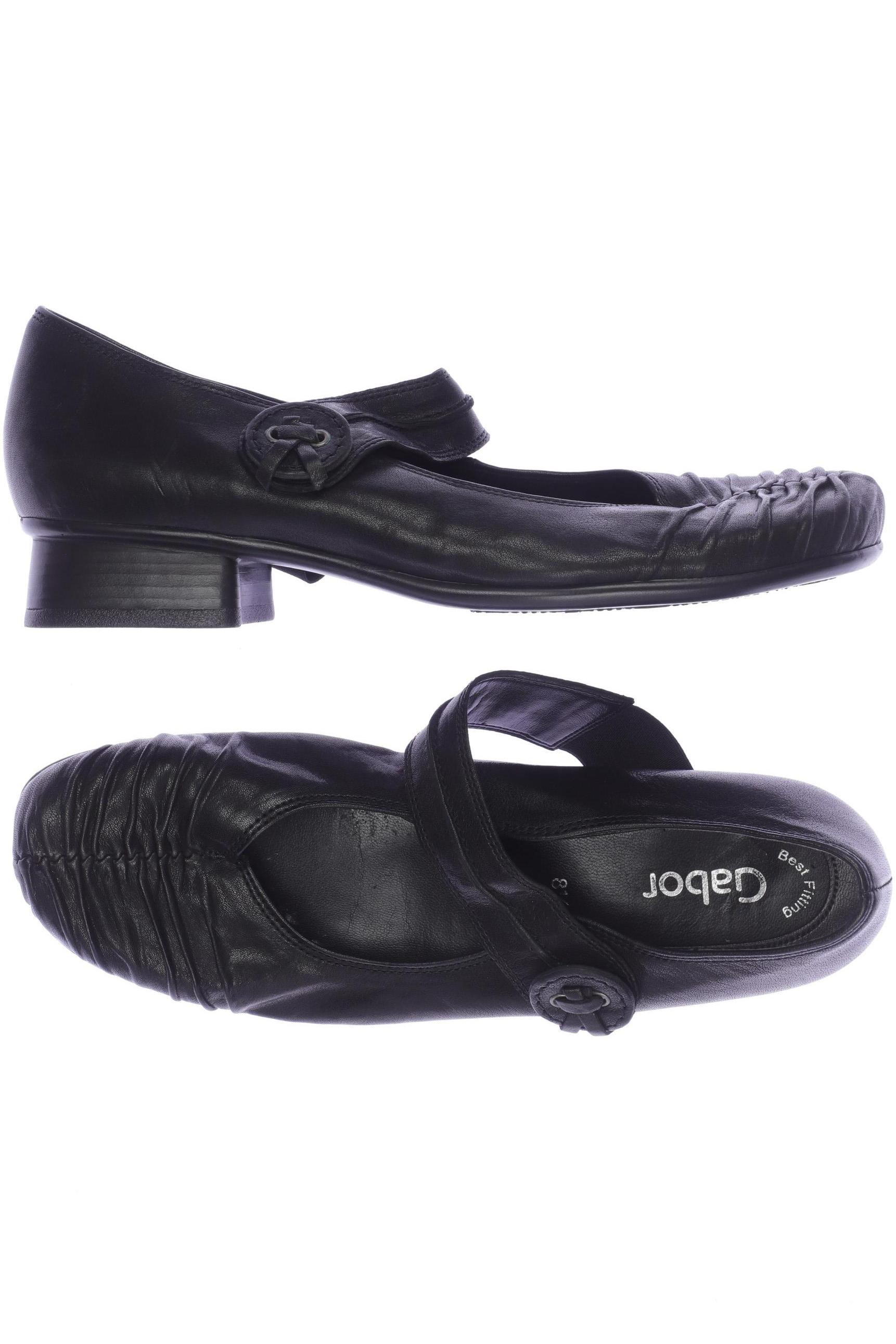 

Gabor Damen Halbschuh, schwarz, Gr. 8.5