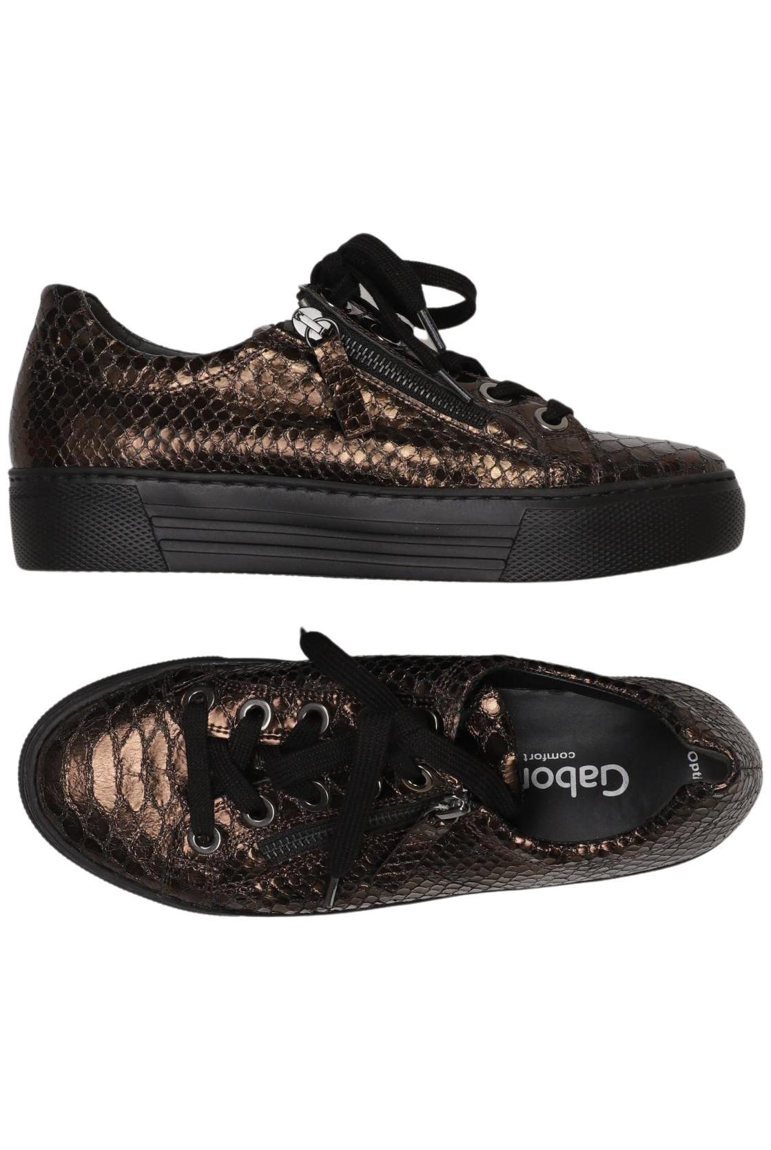 

Gabor Damen Halbschuh, gold, Gr. 4.5