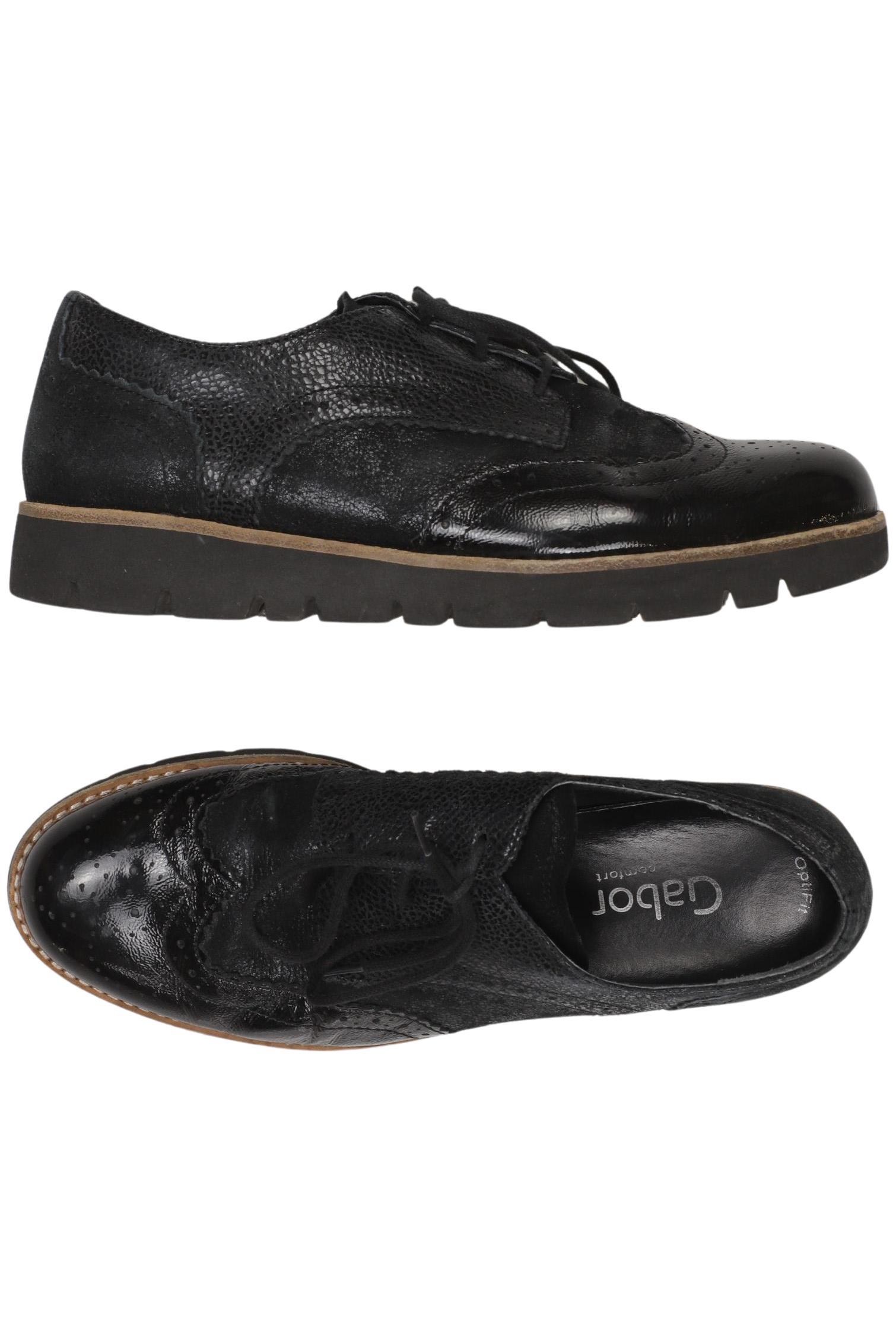 

Gabor Damen Halbschuh, schwarz, Gr. 4.5