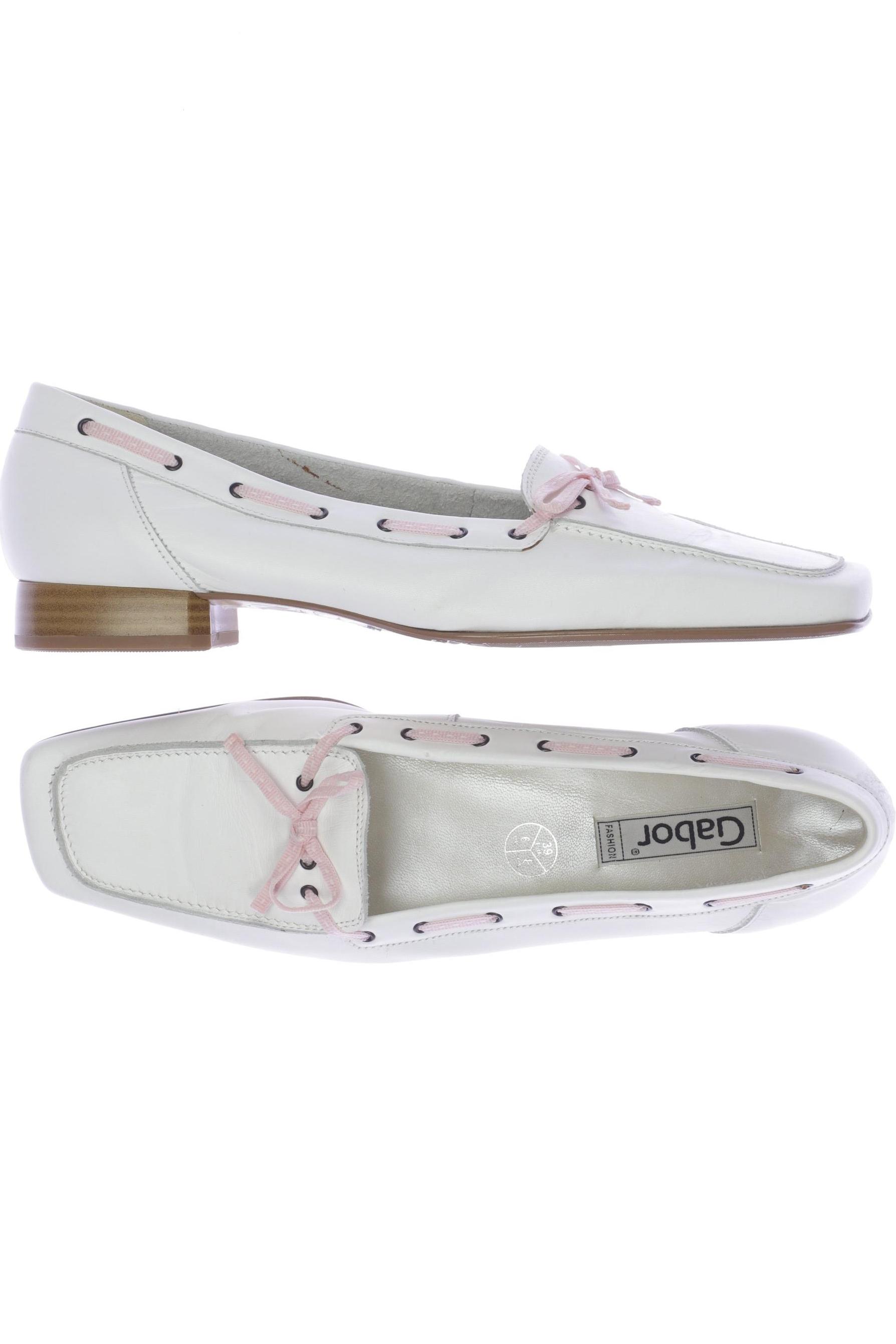 

Gabor Damen Halbschuh, weiß, Gr. 39