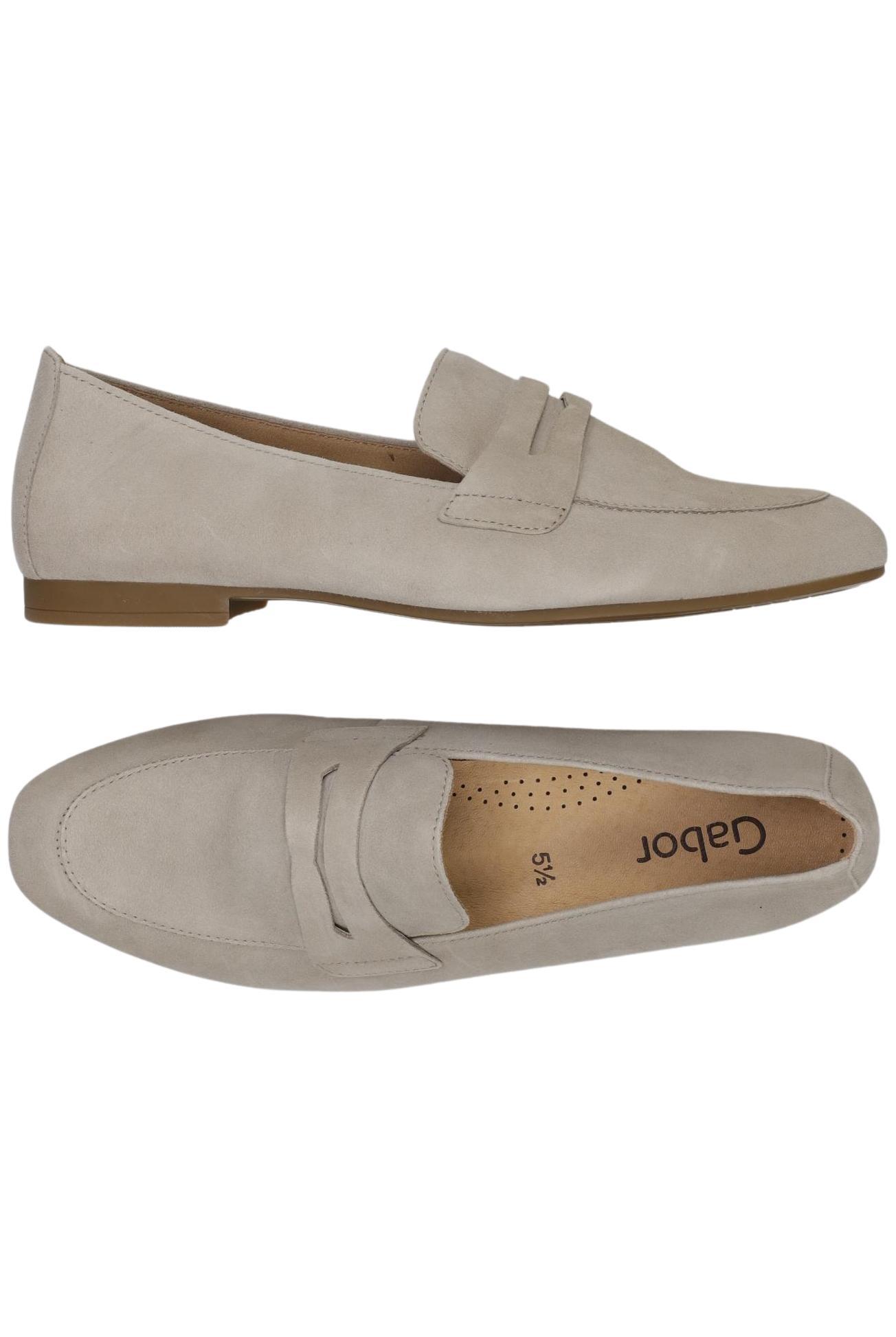 

Gabor Damen Halbschuh, beige, Gr. 5.5