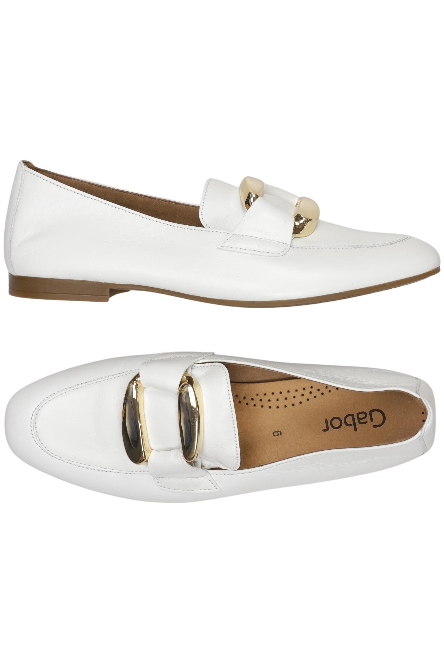 

Gabor Damen Halbschuh, weiß, Gr. 6