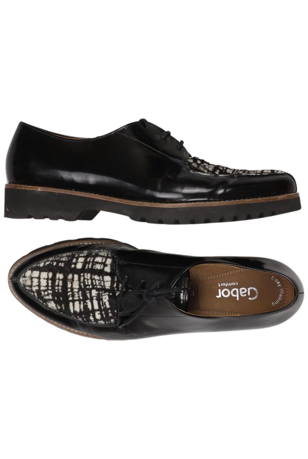 

Gabor Damen Halbschuh, schwarz, Gr. 6.5