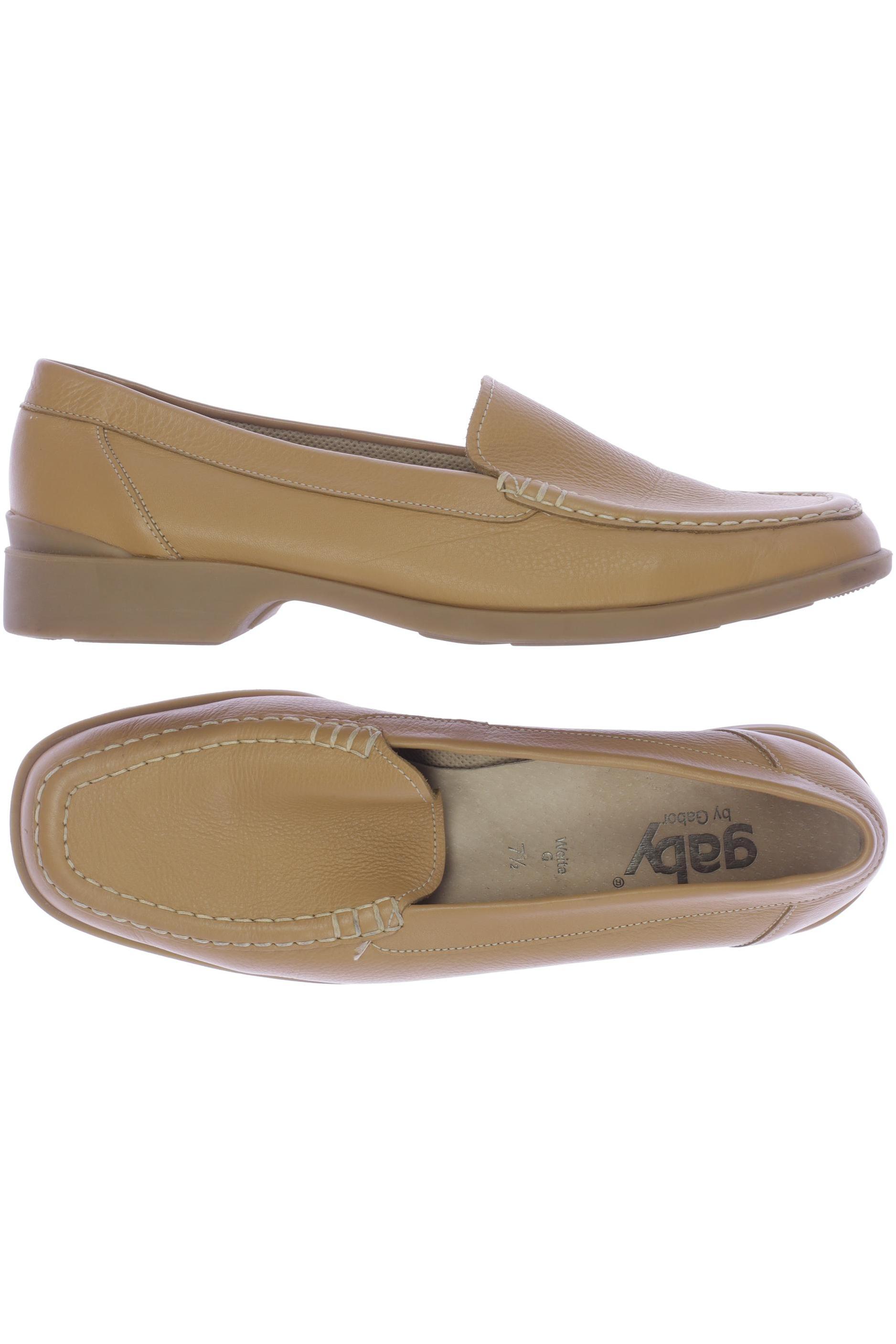 

Gabor Damen Halbschuh, beige, Gr. 7.5
