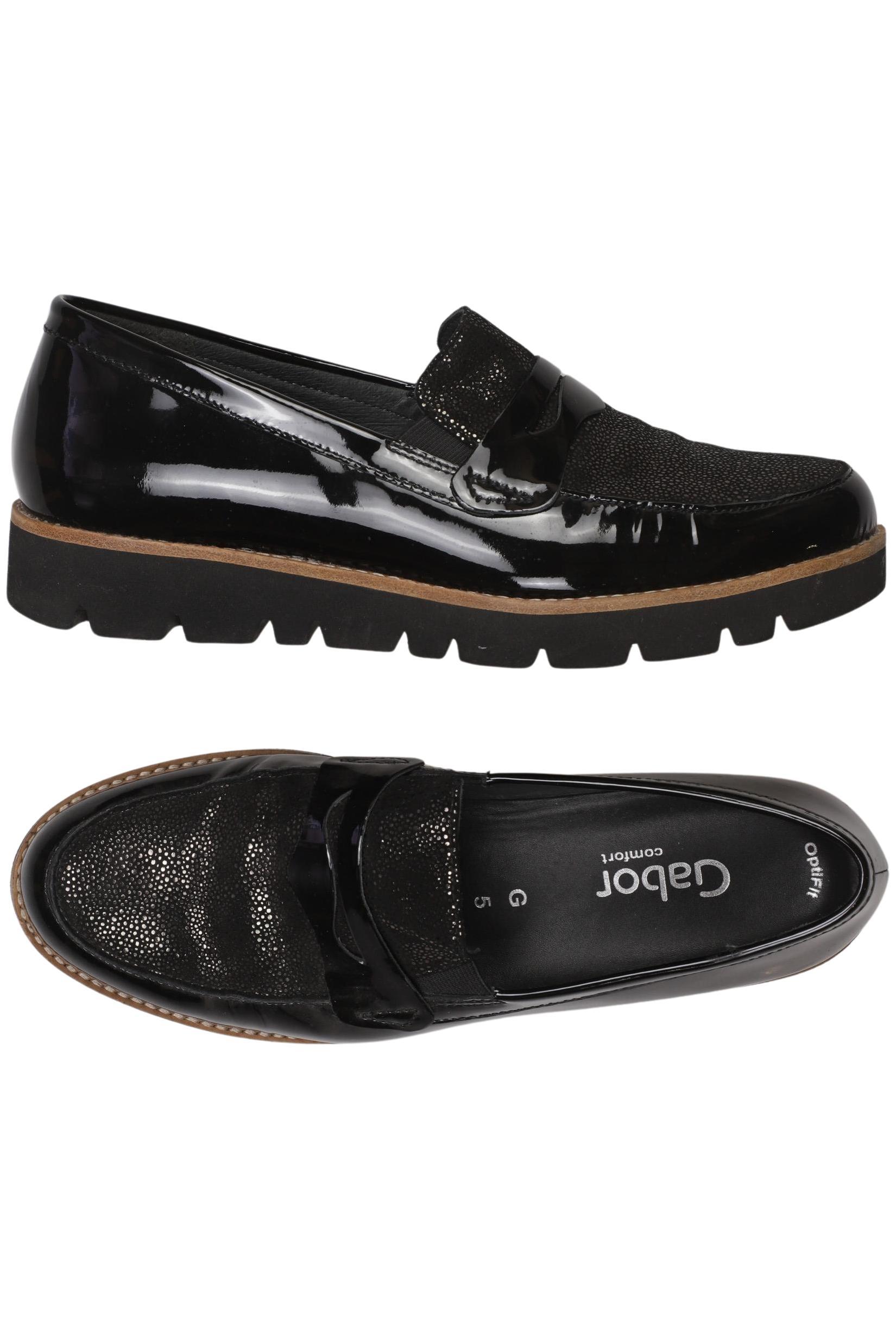 

Gabor Damen Halbschuh, schwarz, Gr. 5