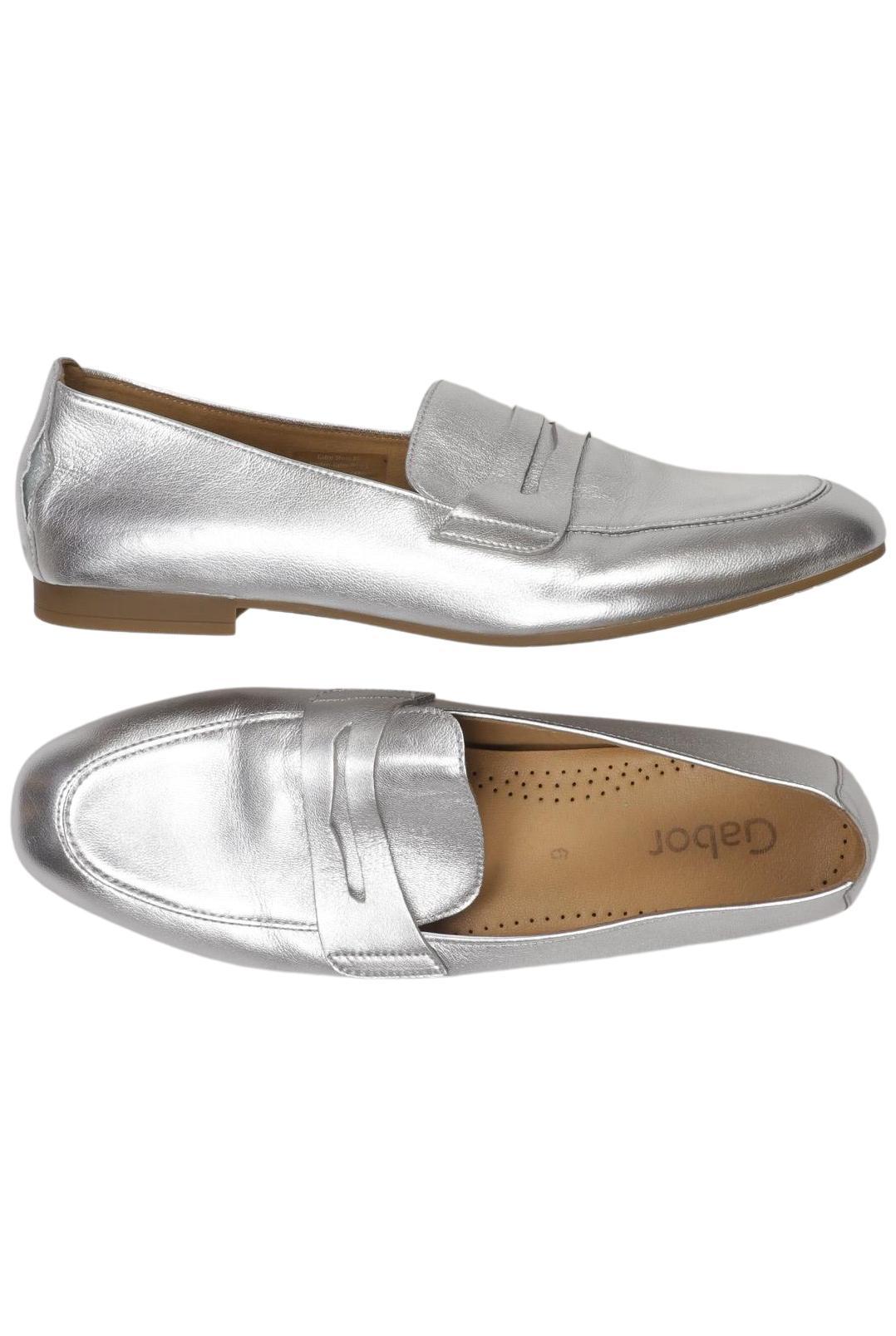 

Gabor Damen Halbschuh, silber, Gr. 6