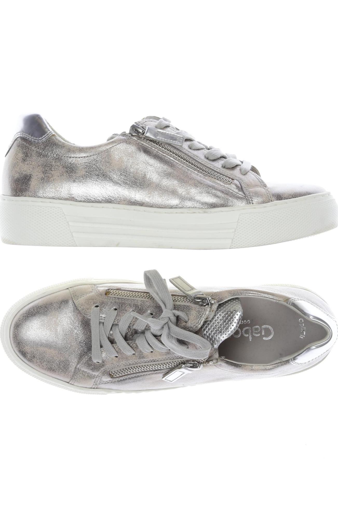 

Gabor Damen Halbschuh, silber, Gr. 6