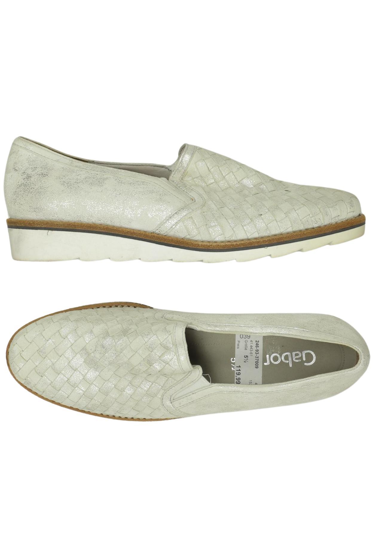 

Gabor Damen Halbschuh, silber, Gr. 5.5