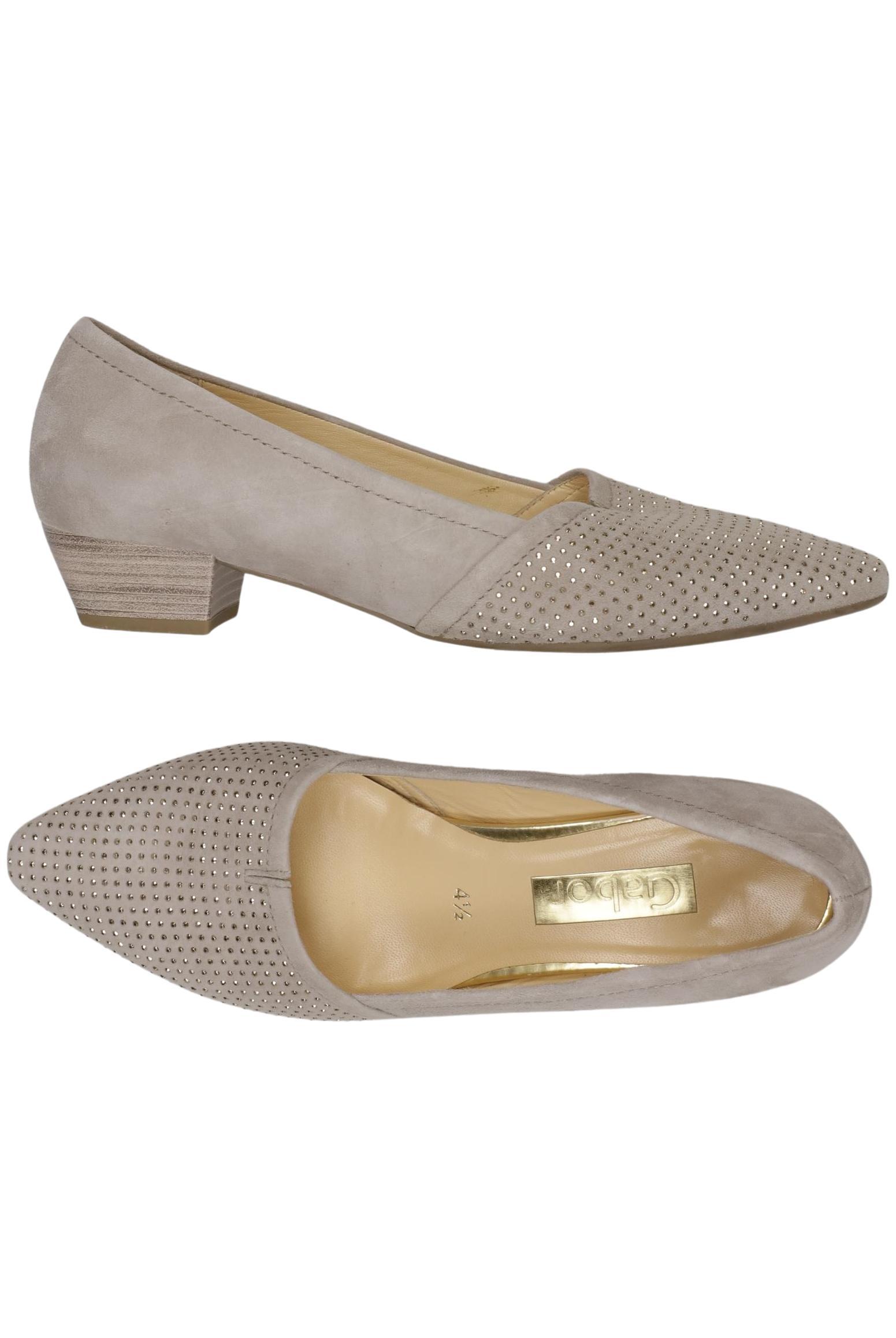 

Gabor Damen Halbschuh, beige, Gr. 4.5