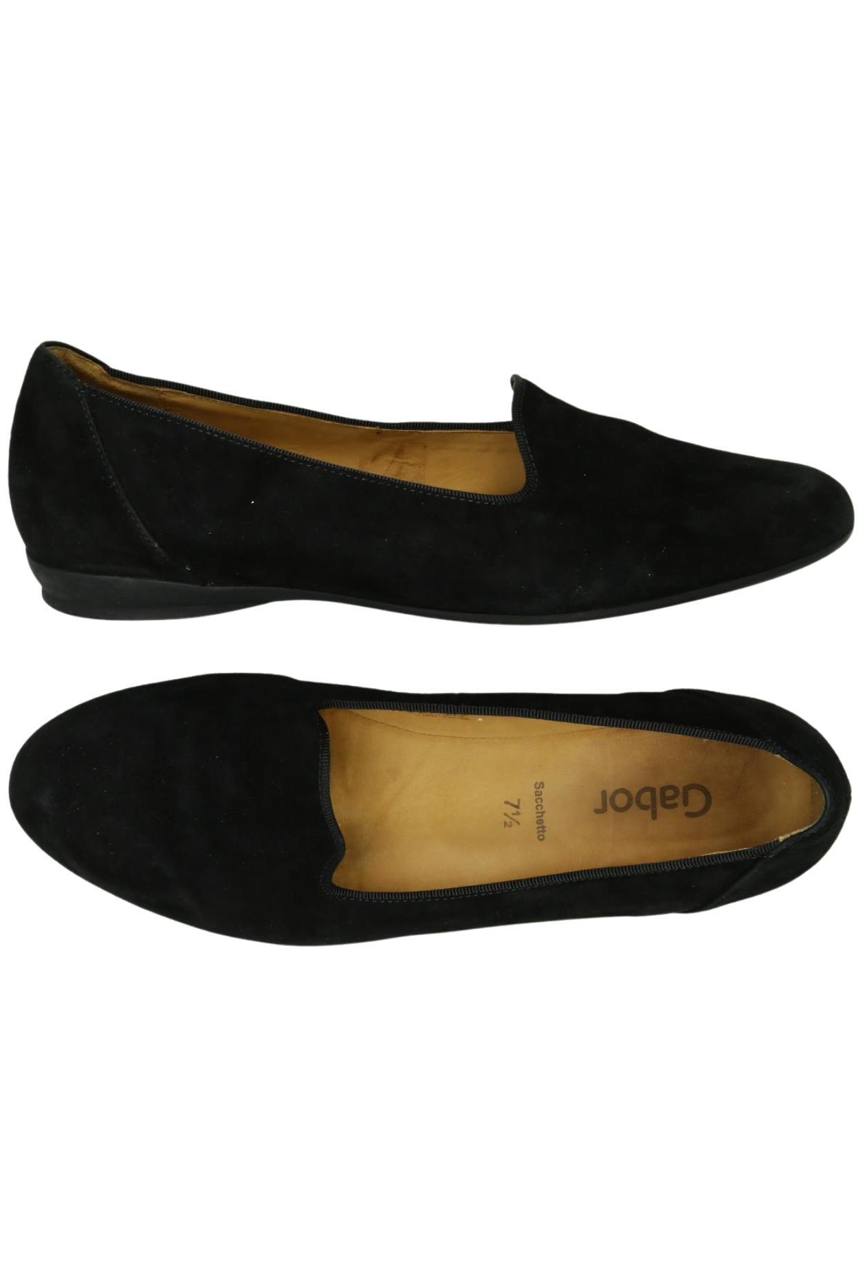 

Gabor Damen Halbschuh, schwarz, Gr. 7.5