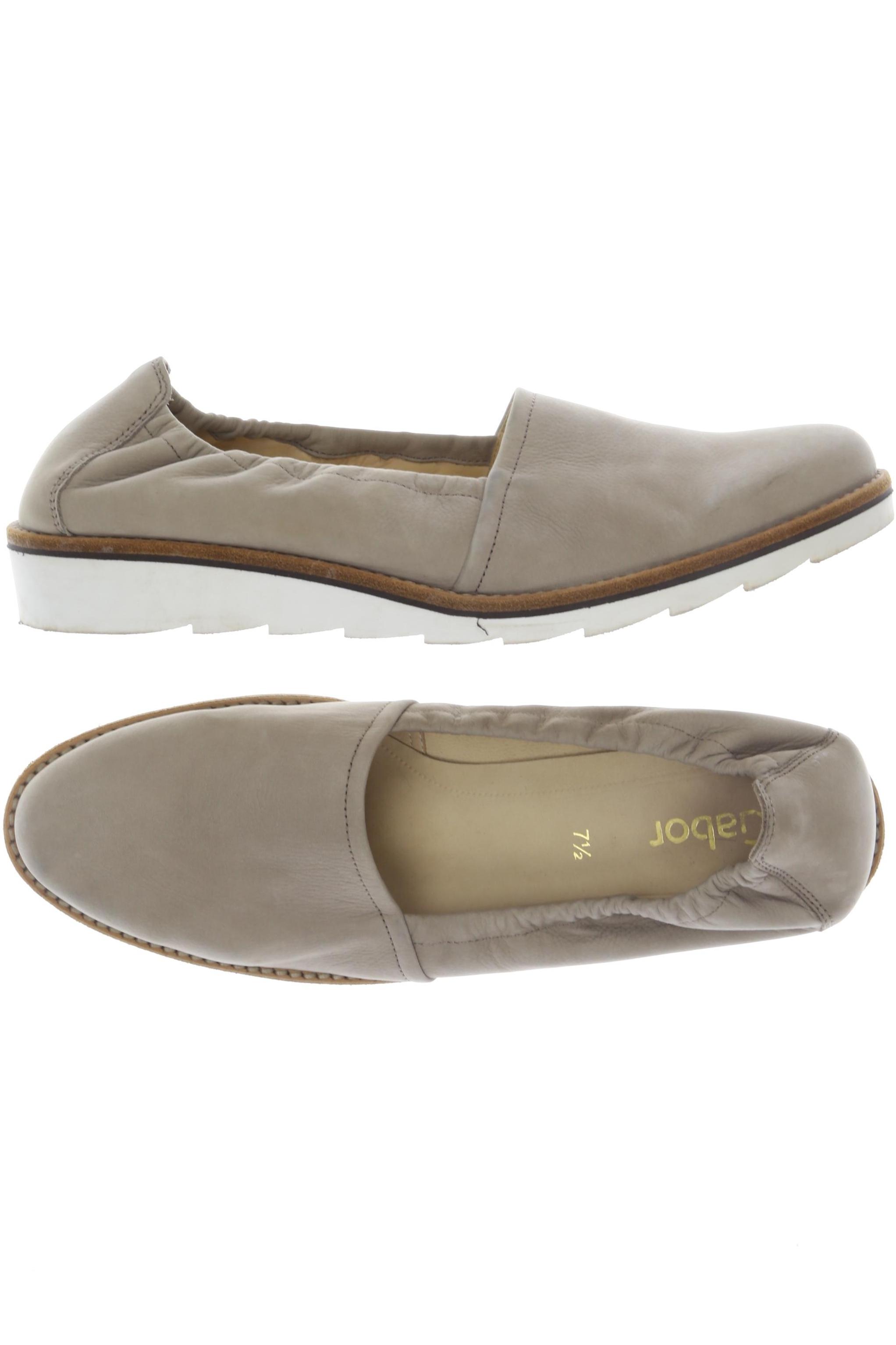 

Gabor Damen Halbschuh, beige, Gr. 7.5