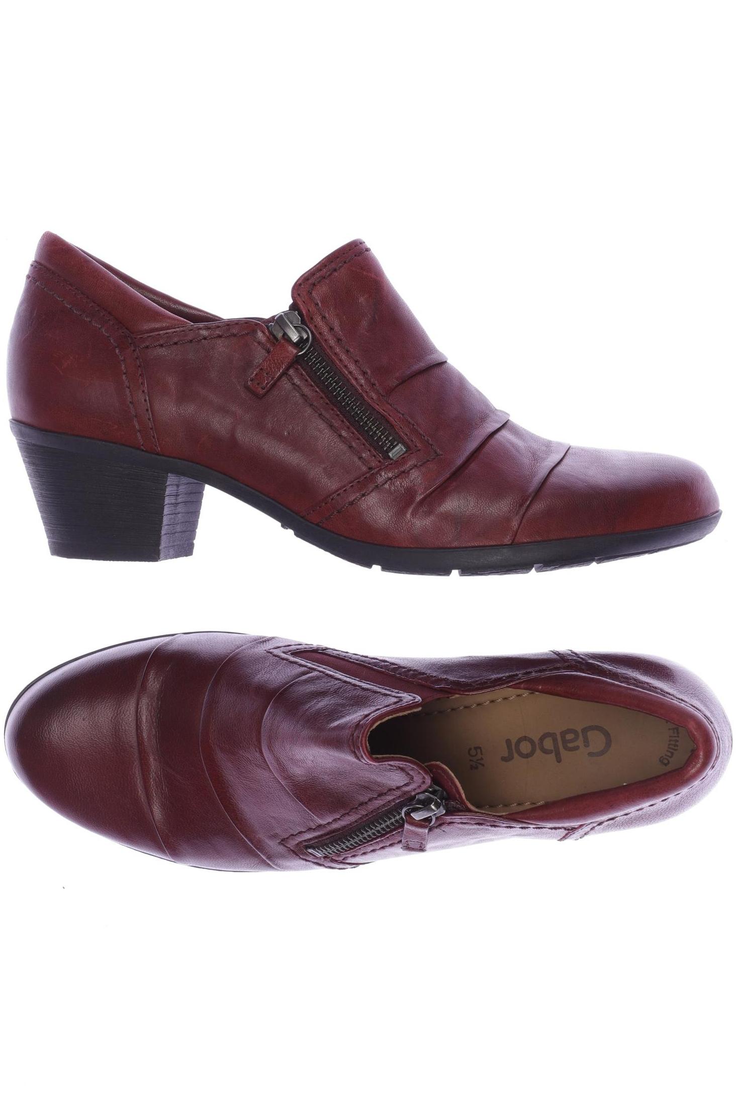 

Gabor Damen Halbschuh, bordeaux, Gr. 5.5
