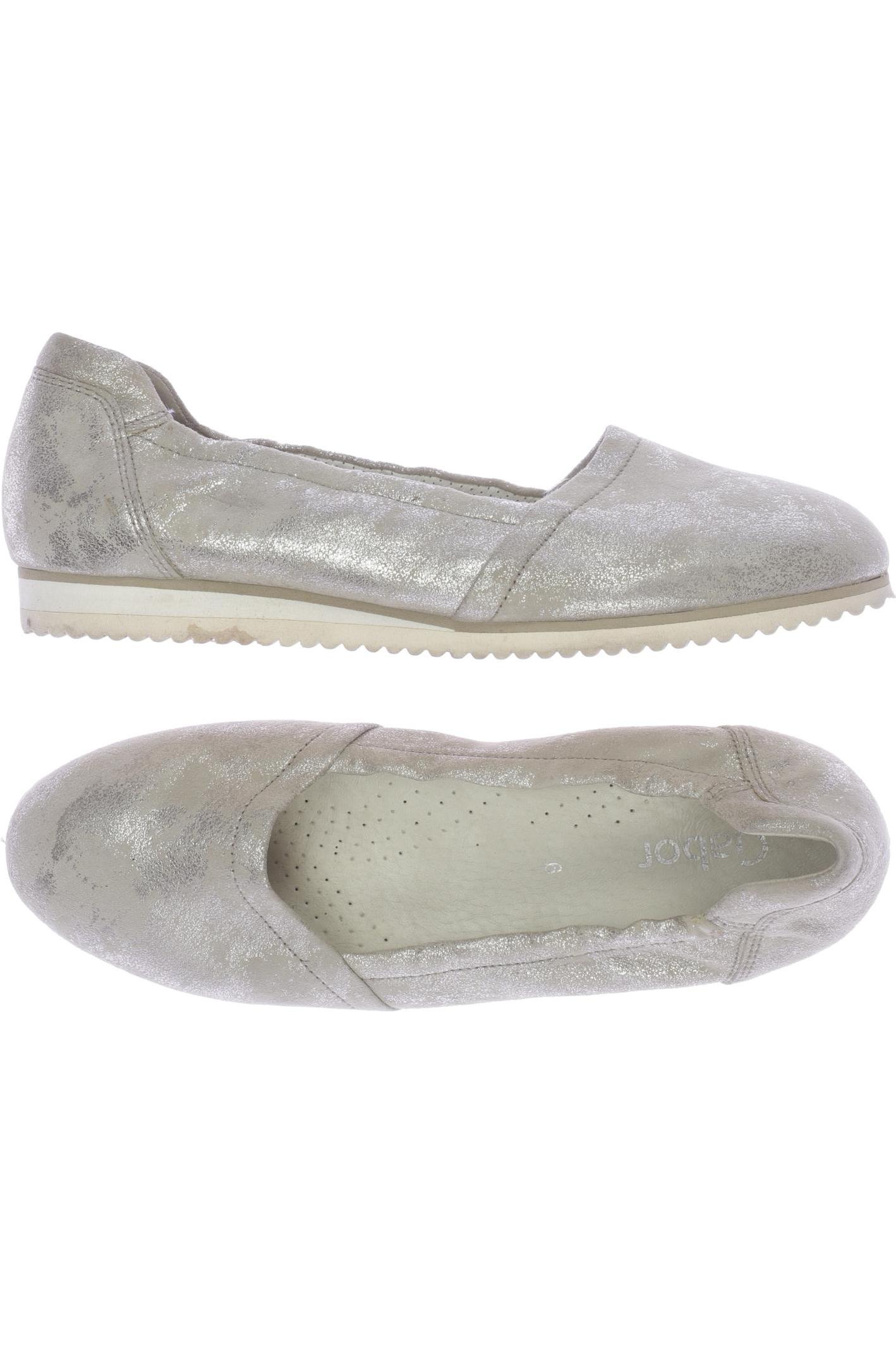 

Gabor Damen Halbschuh, beige, Gr. 6