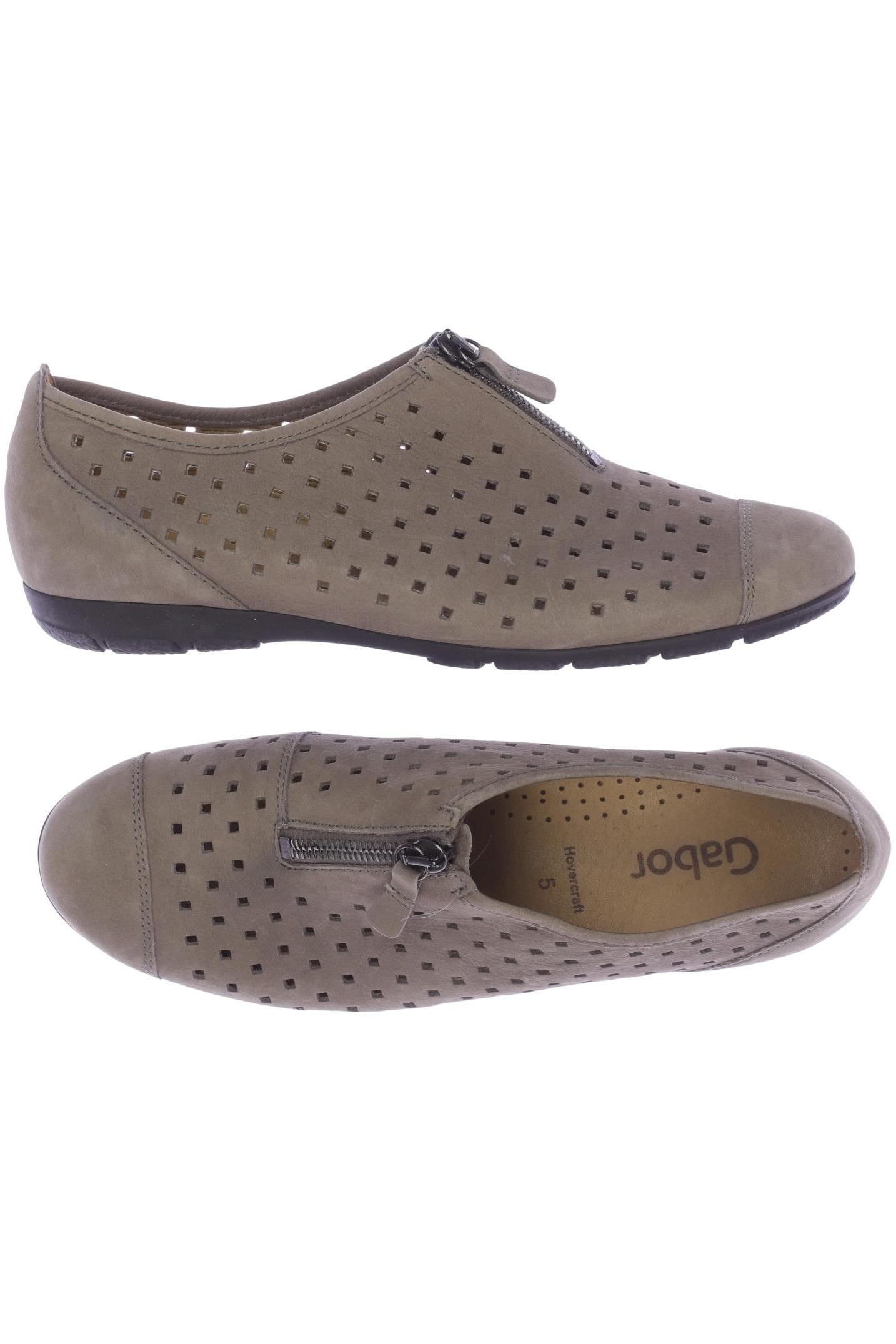 

Gabor Damen Halbschuh, beige, Gr. 5