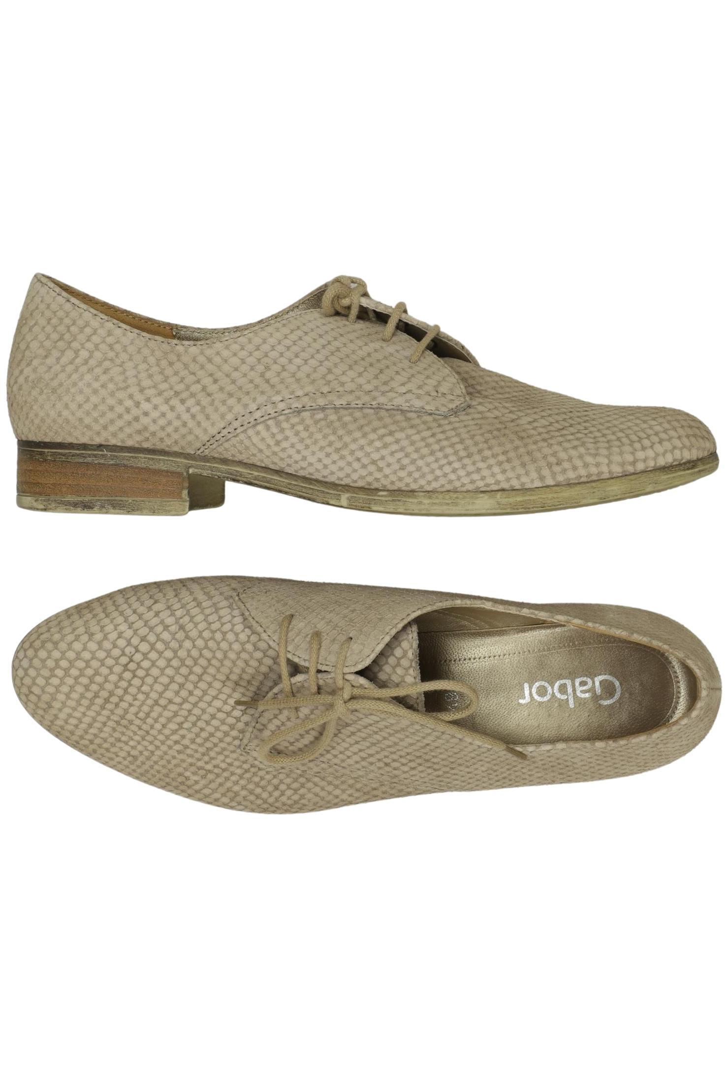 

Gabor Damen Halbschuh, beige, Gr. 6.5
