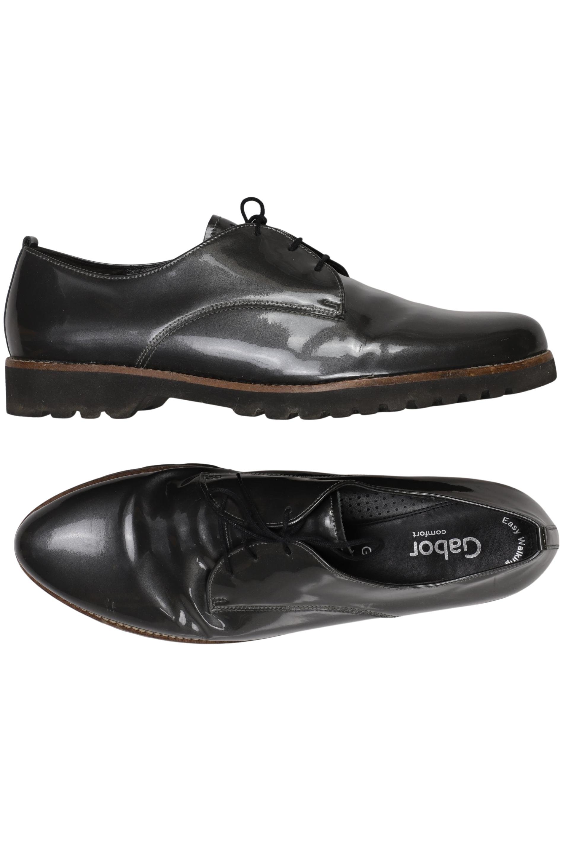 

Gabor Damen Halbschuh, silber, Gr. 9.5