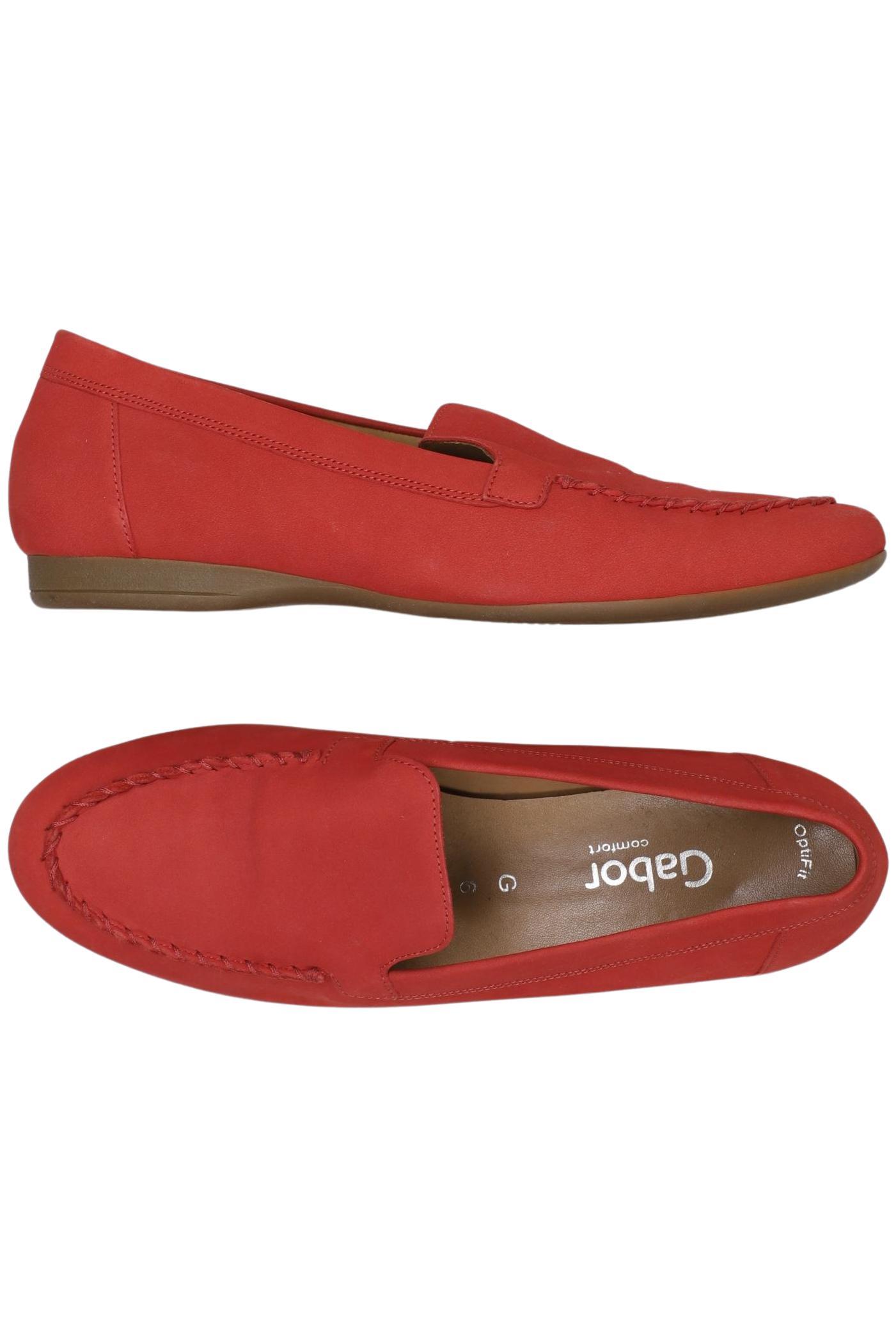 

Gabor Damen Halbschuh, rot, Gr. 6