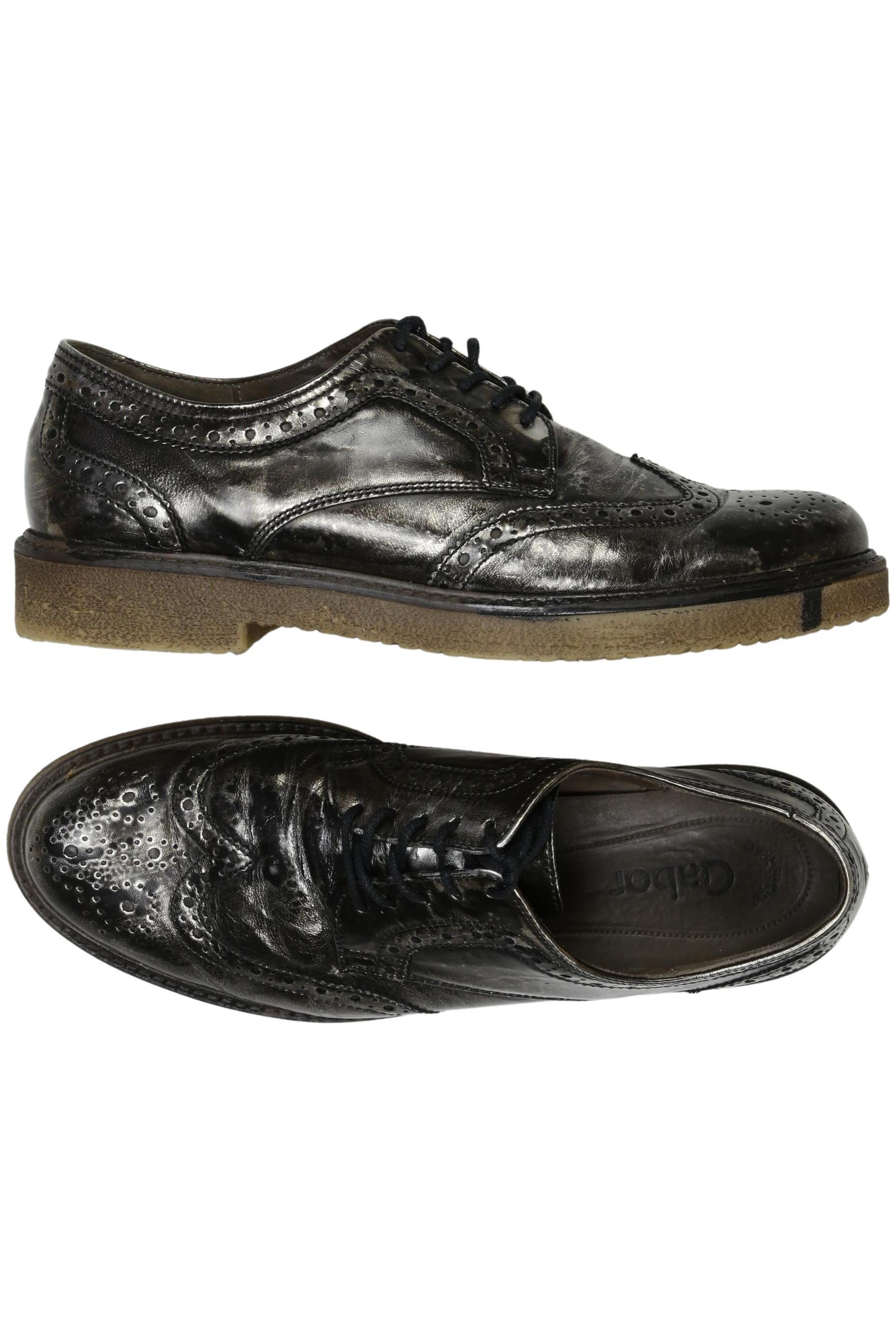 

Gabor Damen Halbschuh, silber, Gr. 6