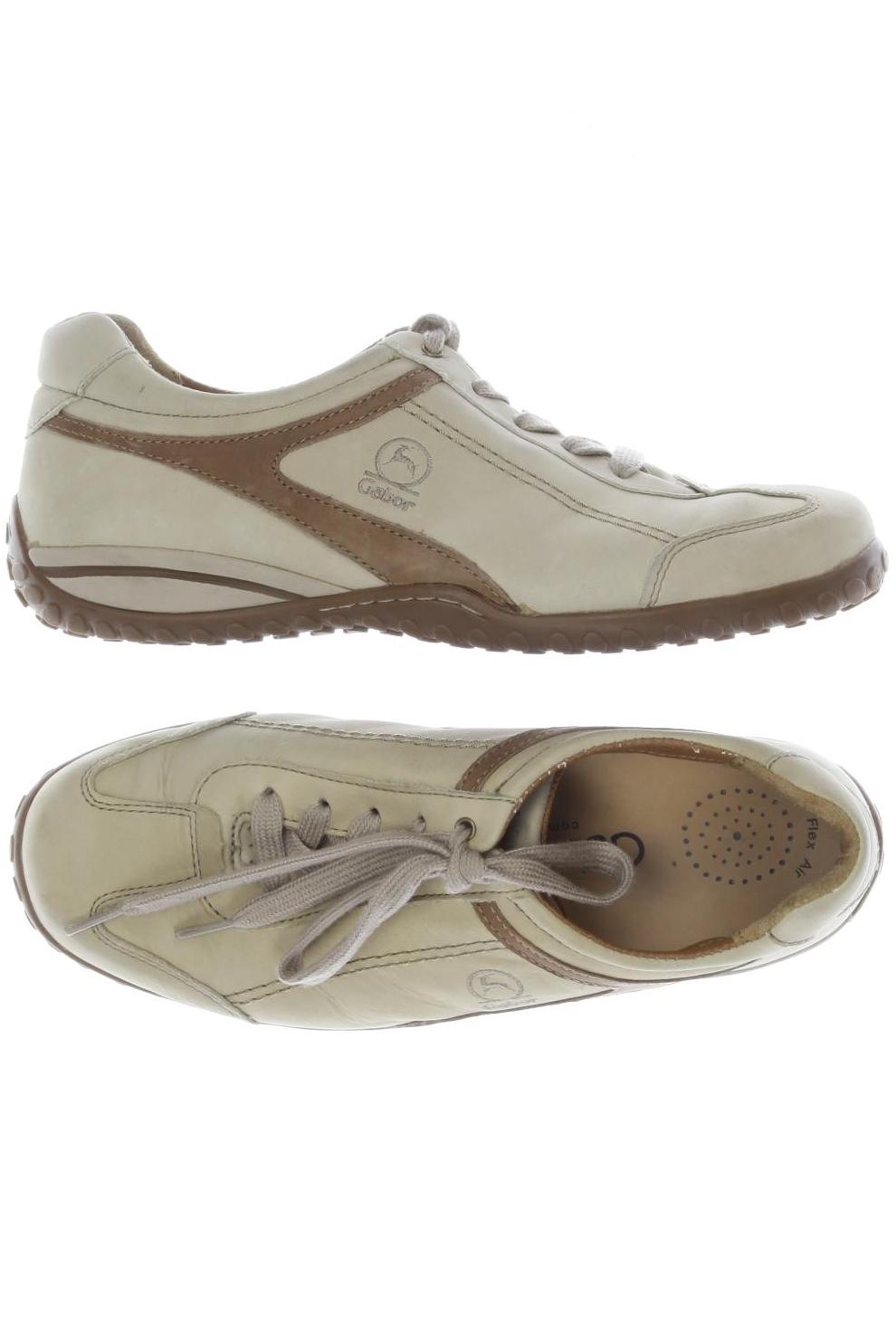 

Gabor Damen Halbschuh, beige, Gr. 6