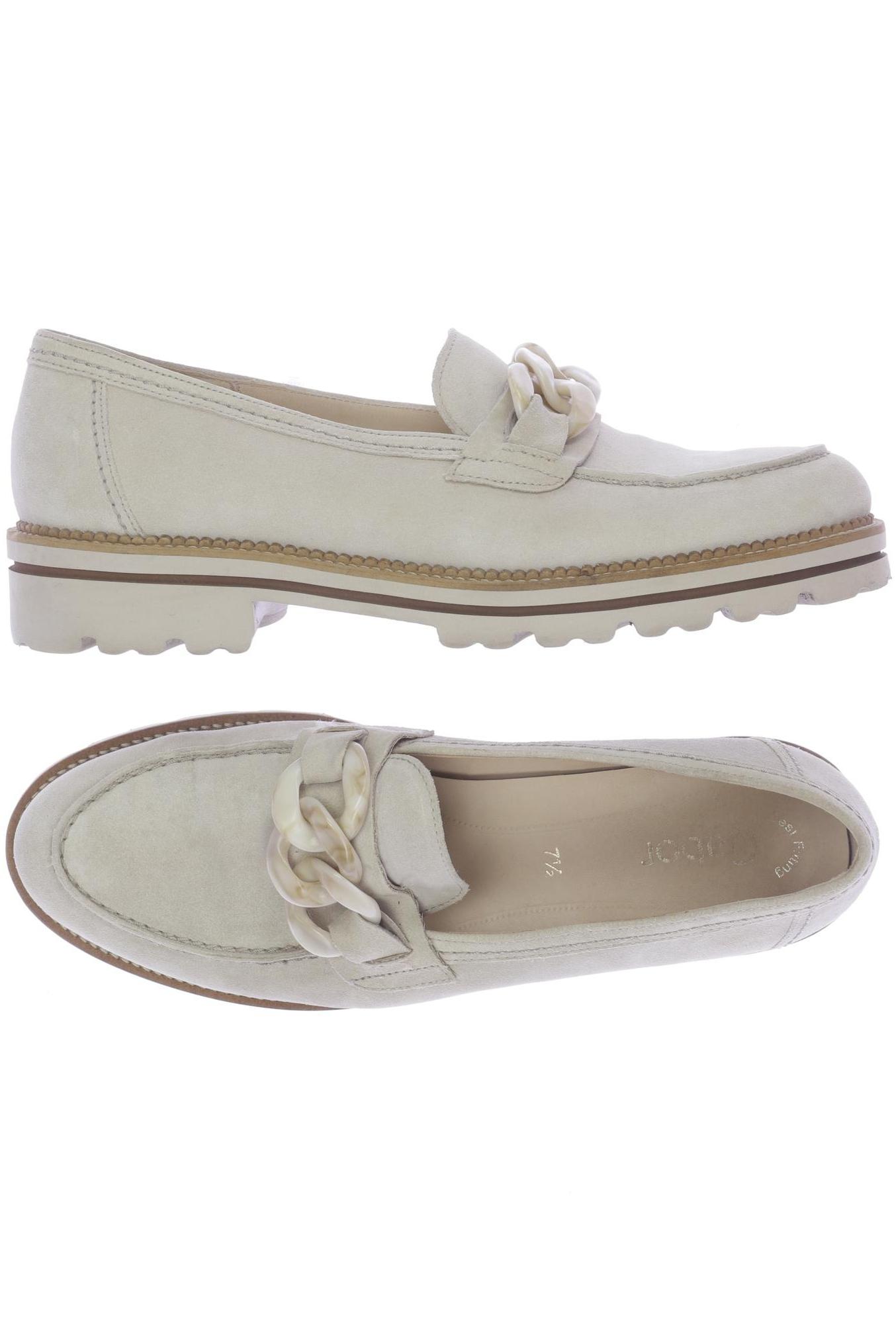 

Gabor Damen Halbschuh, beige, Gr. 7.5