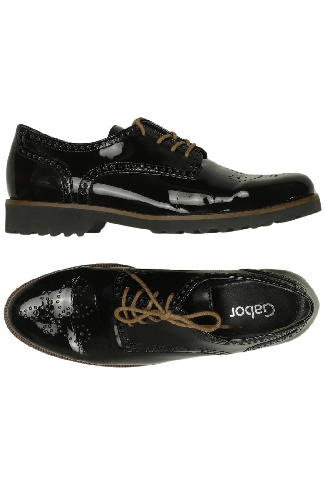 

Gabor Damen Halbschuh, schwarz, Gr. 6