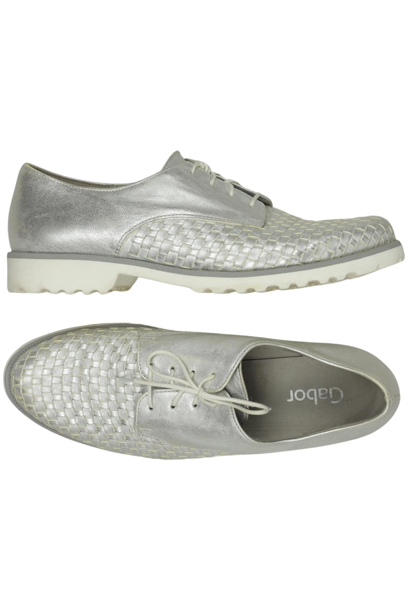 

Gabor Damen Halbschuh, silber, Gr. 6