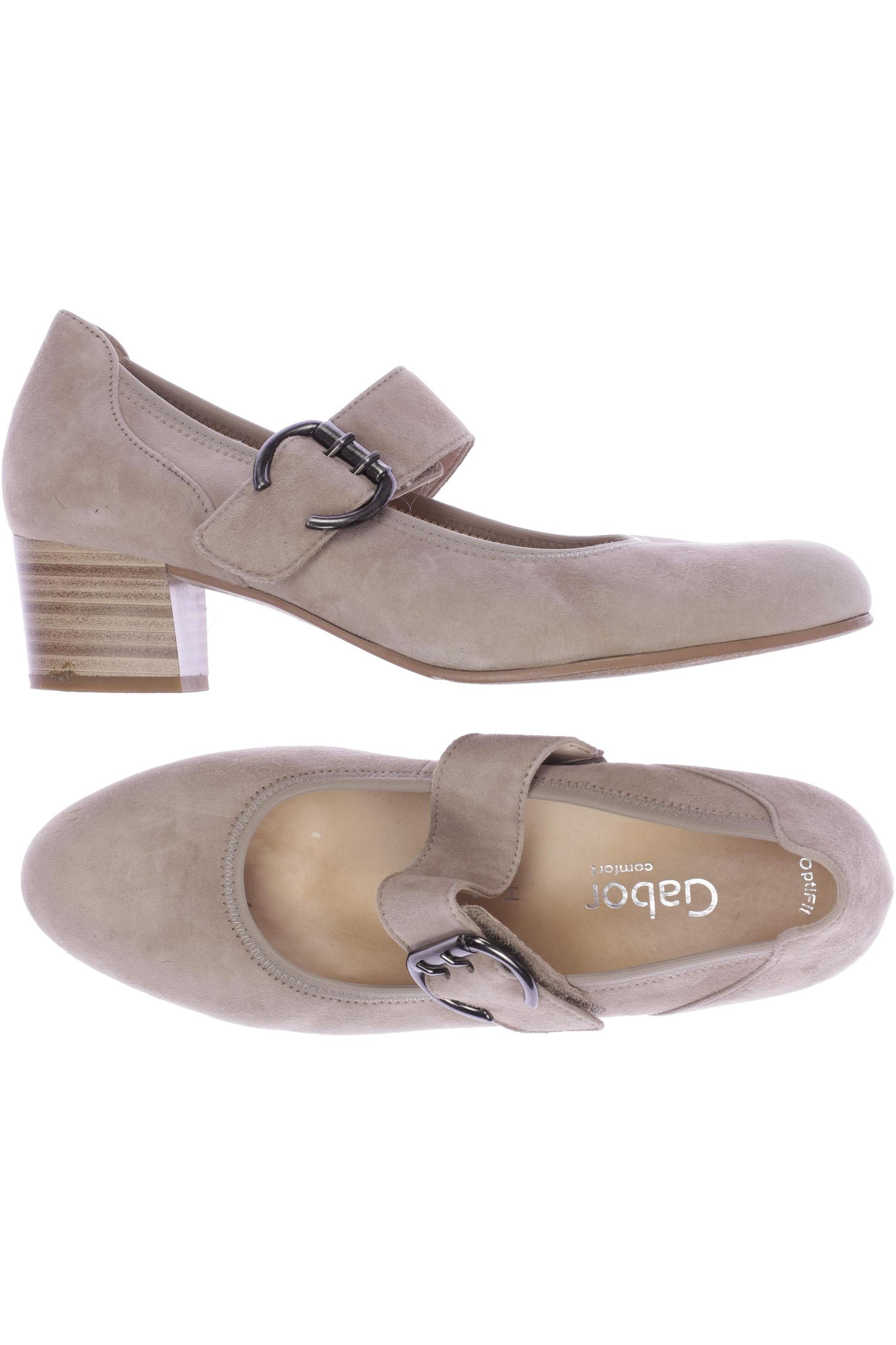 

Gabor Damen Halbschuh, beige, Gr. 6