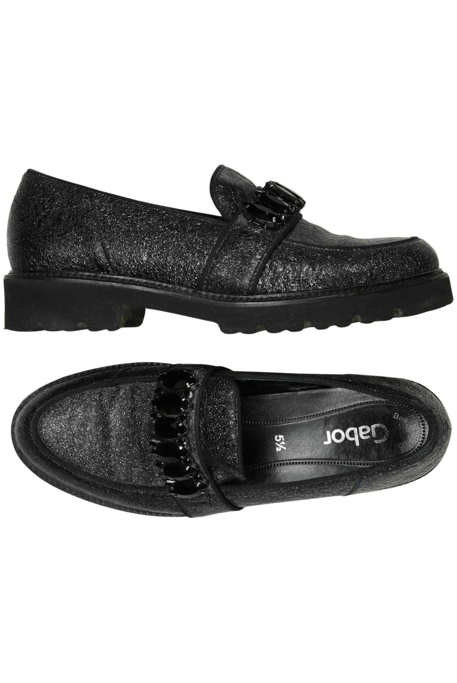 

Gabor Damen Halbschuh, schwarz, Gr. 5.5