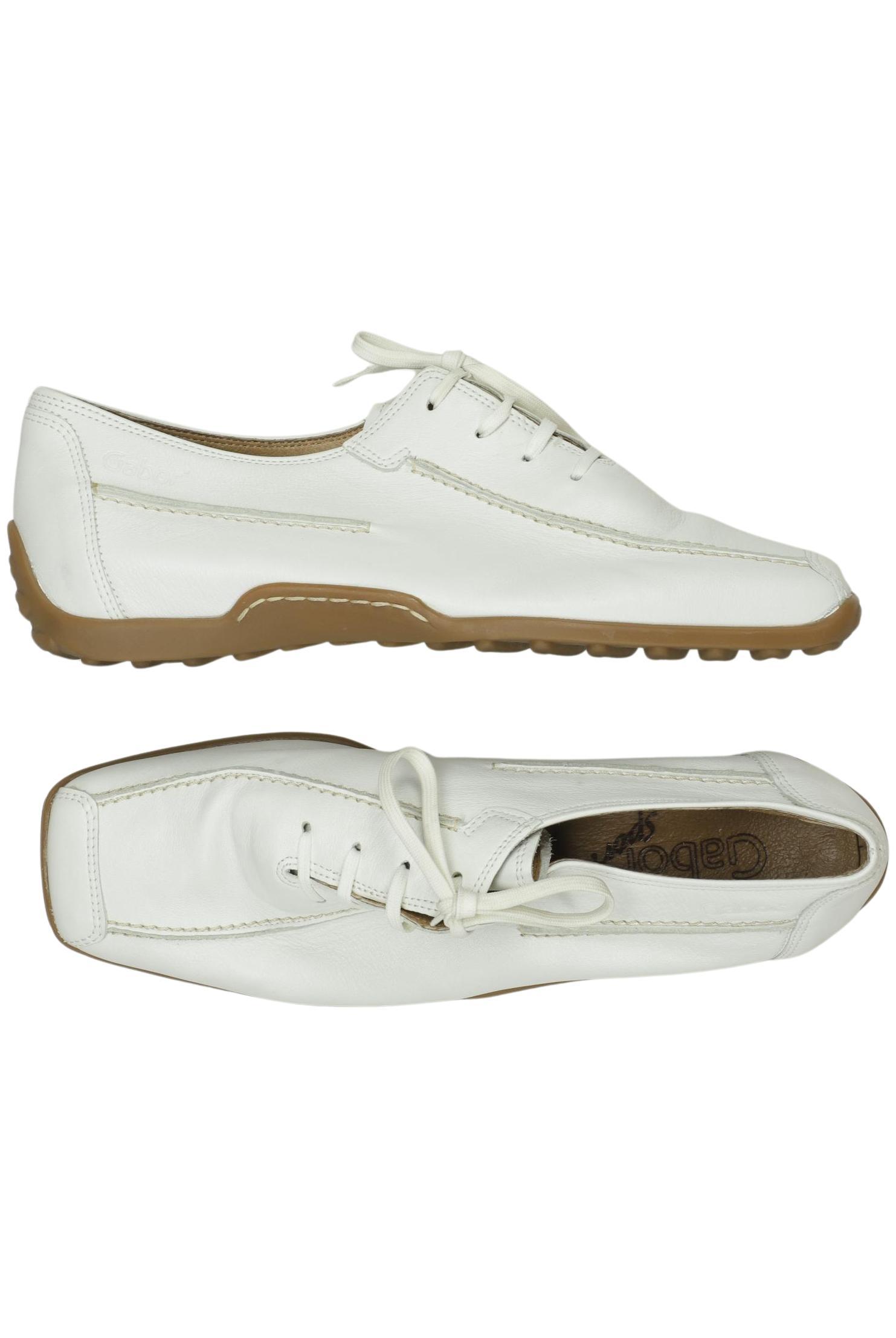 

Gabor Damen Halbschuh, weiß, Gr. 6.5