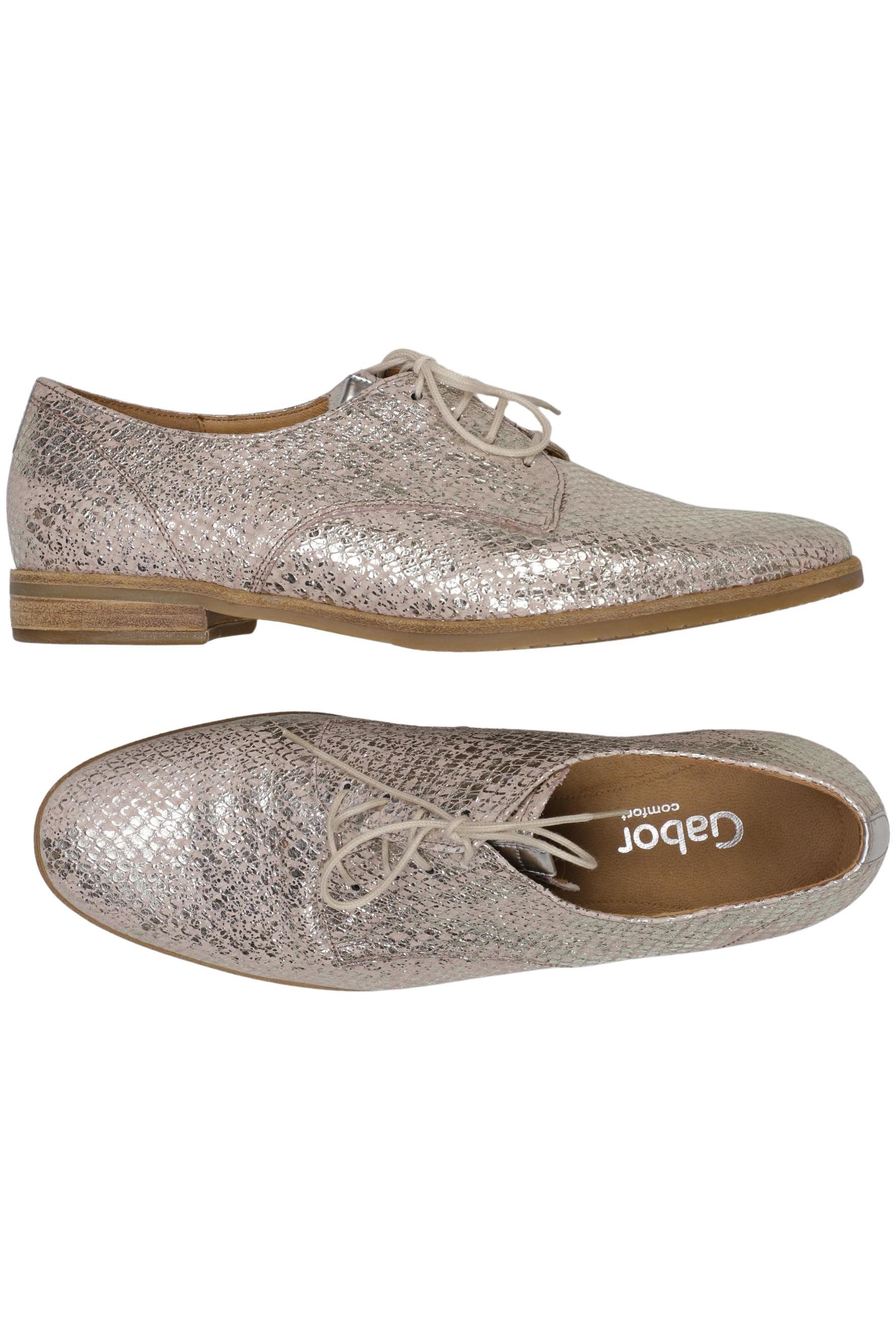 

Gabor Damen Halbschuh, silber, Gr. 5.5